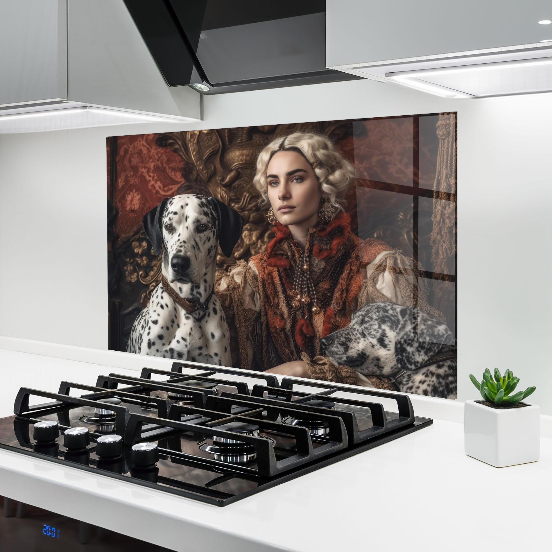 Panou Sticla Bucatarie Queen Fashion mockup 6