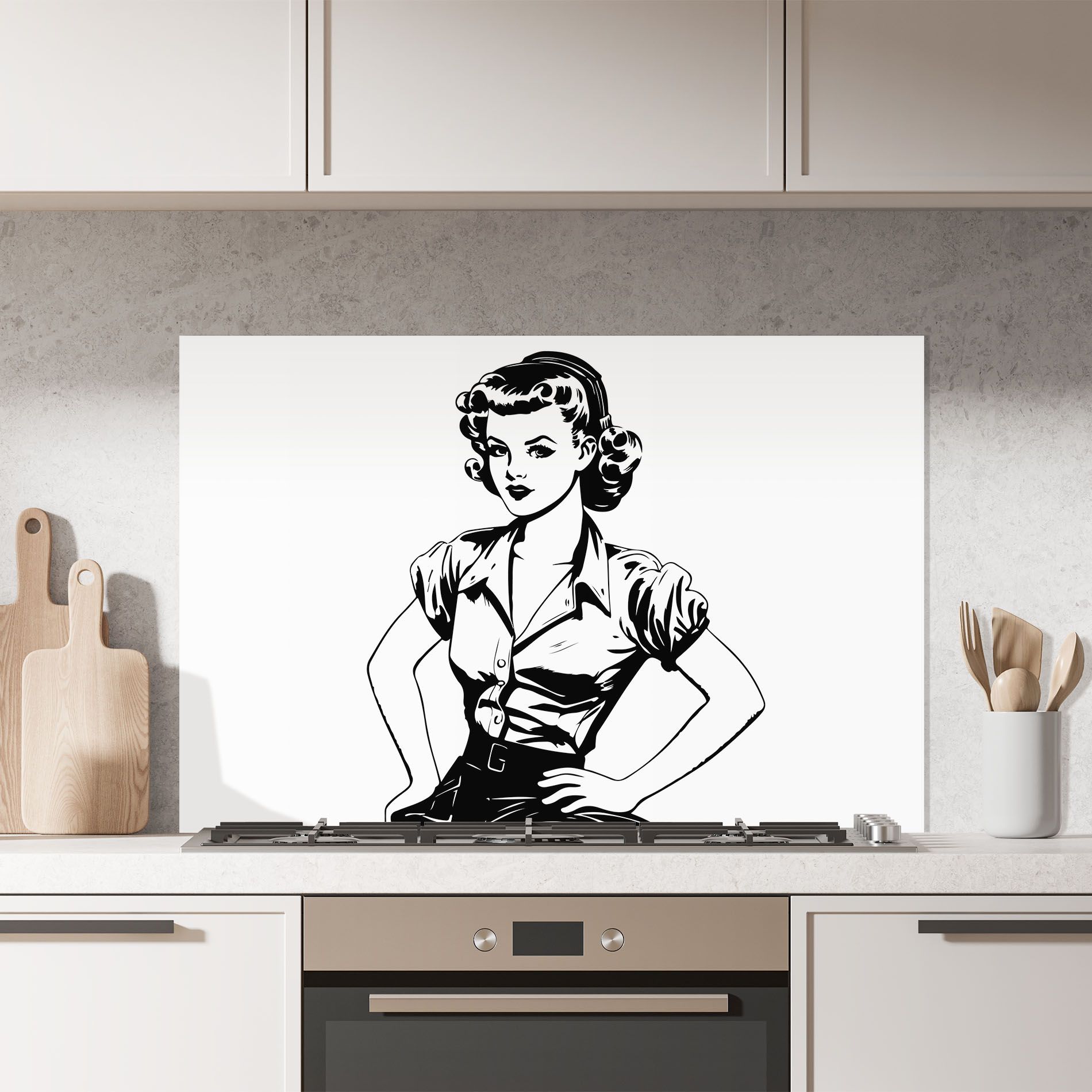 Pretty Shilouette Girl mockup 7