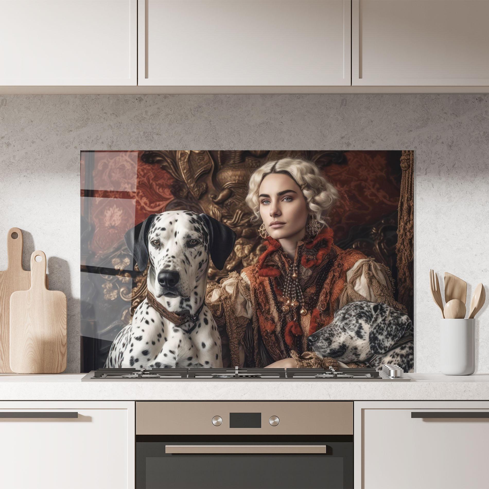 Panou Sticla Bucatarie Queen Fashion mockup 7