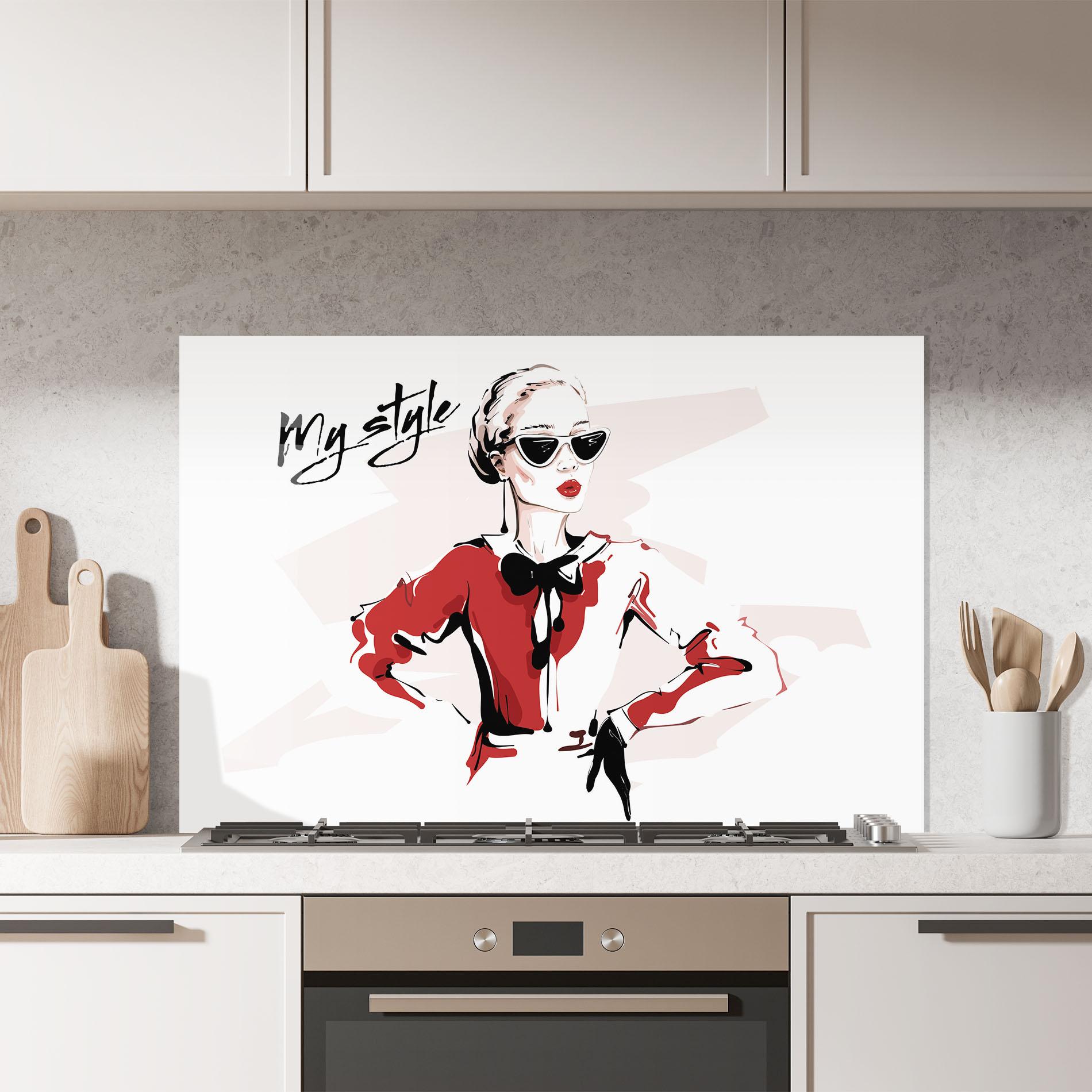 Panou Sticla Bucatarie Vintage My Style mockup 7
