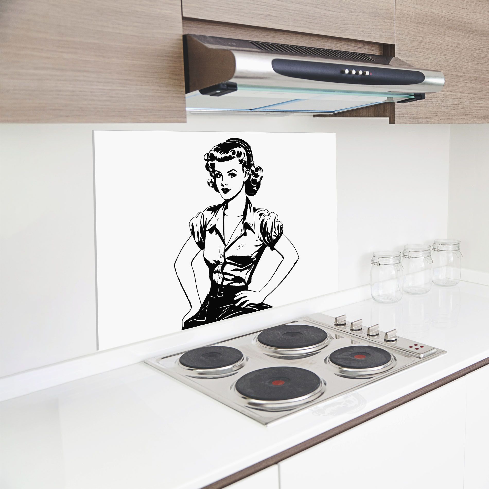 Pretty Shilouette Girl mockup 8