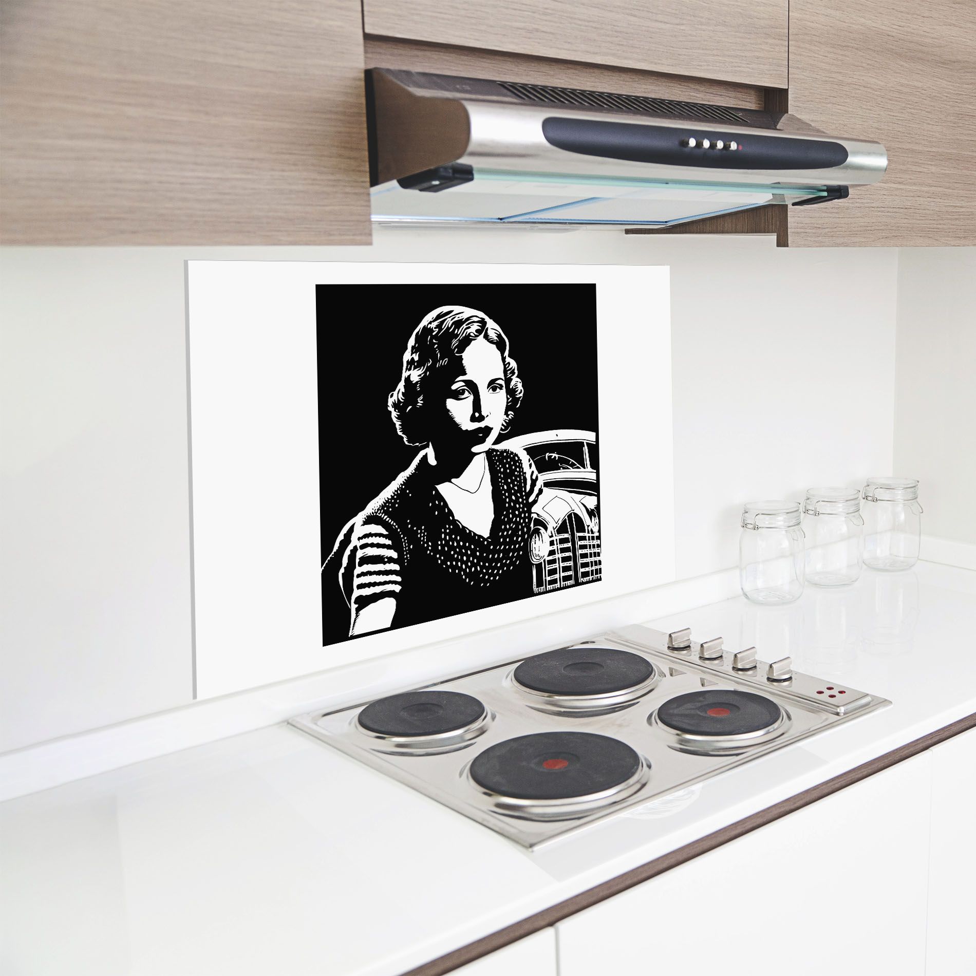 Retro Woman mockup 8