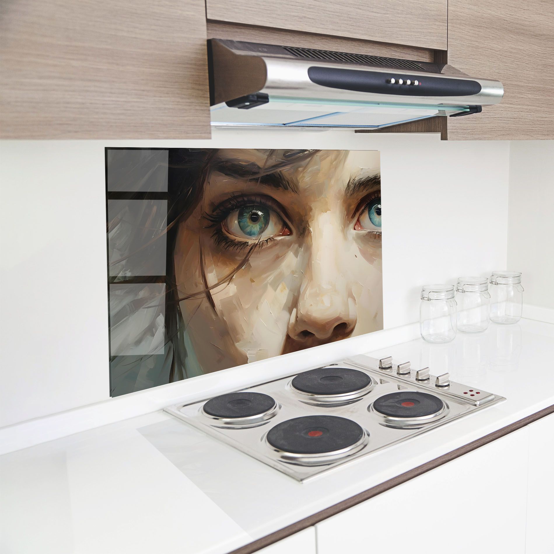 Vintage Blue Eyes Art mockup 8