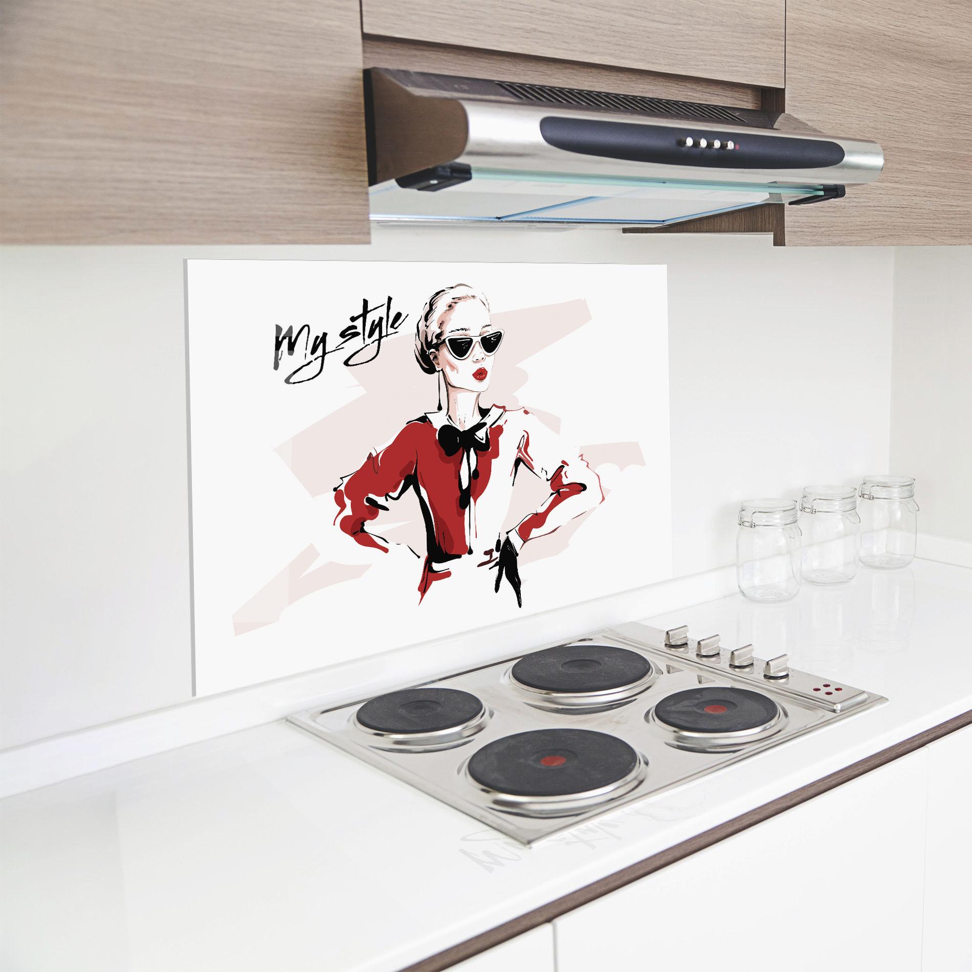 Panou Sticla Bucatarie Vintage My Style mockup 8
