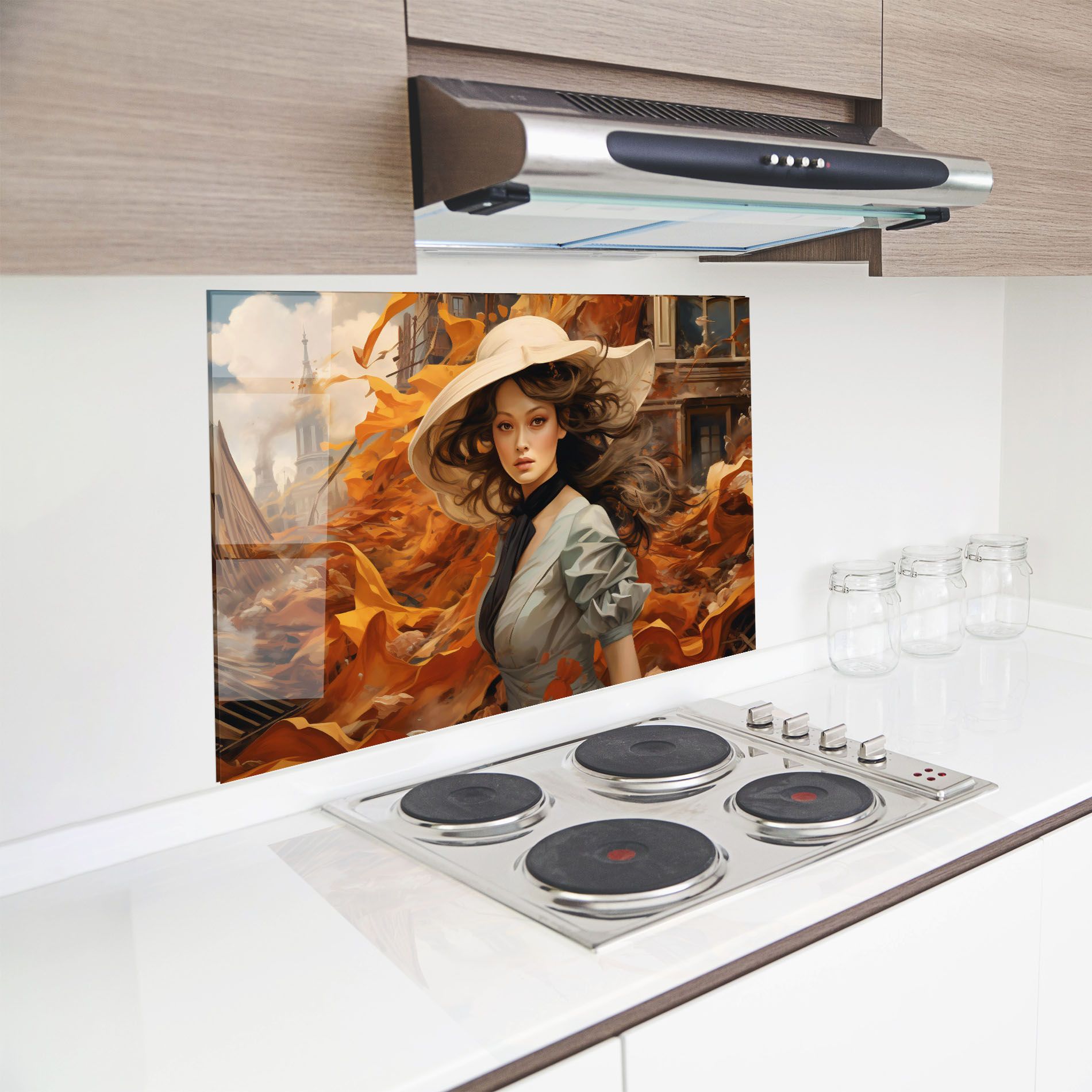 Vintage Outfit On Orange mockup 8