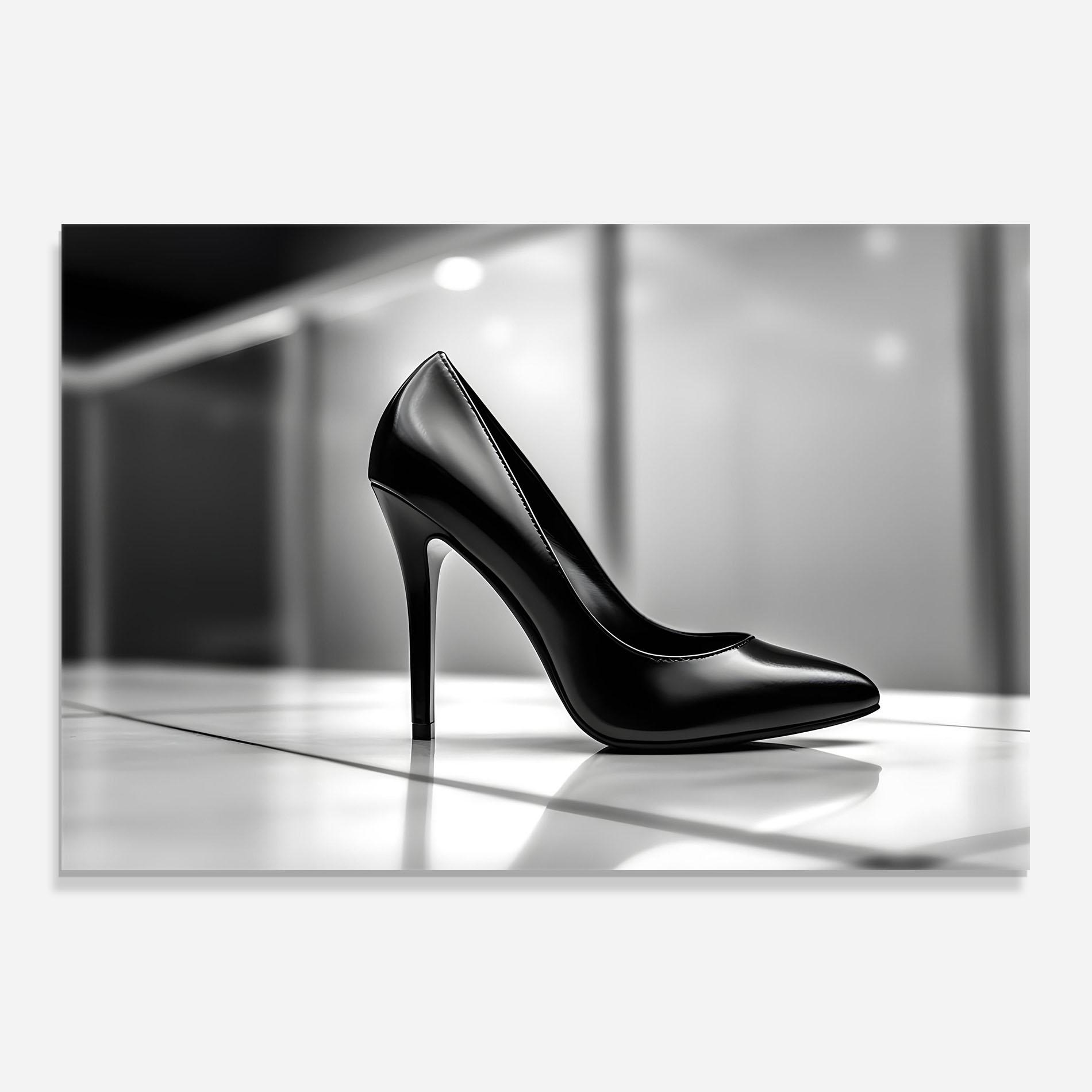 Panou Sticla Bucatarie Black Unique Design mockup 0