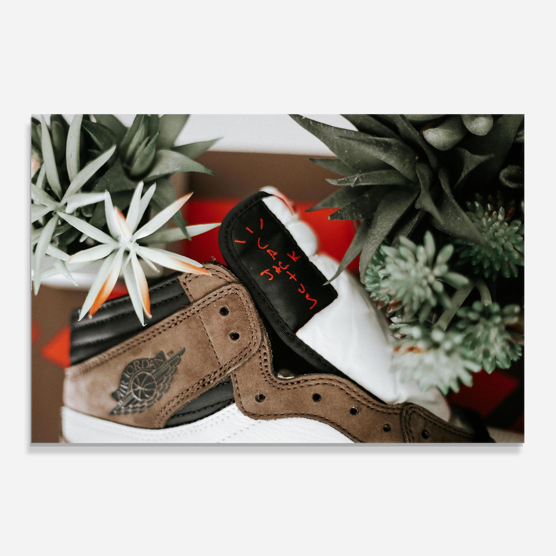 Panou Sticla Bucatarie Brown Air Jordan mockup 0