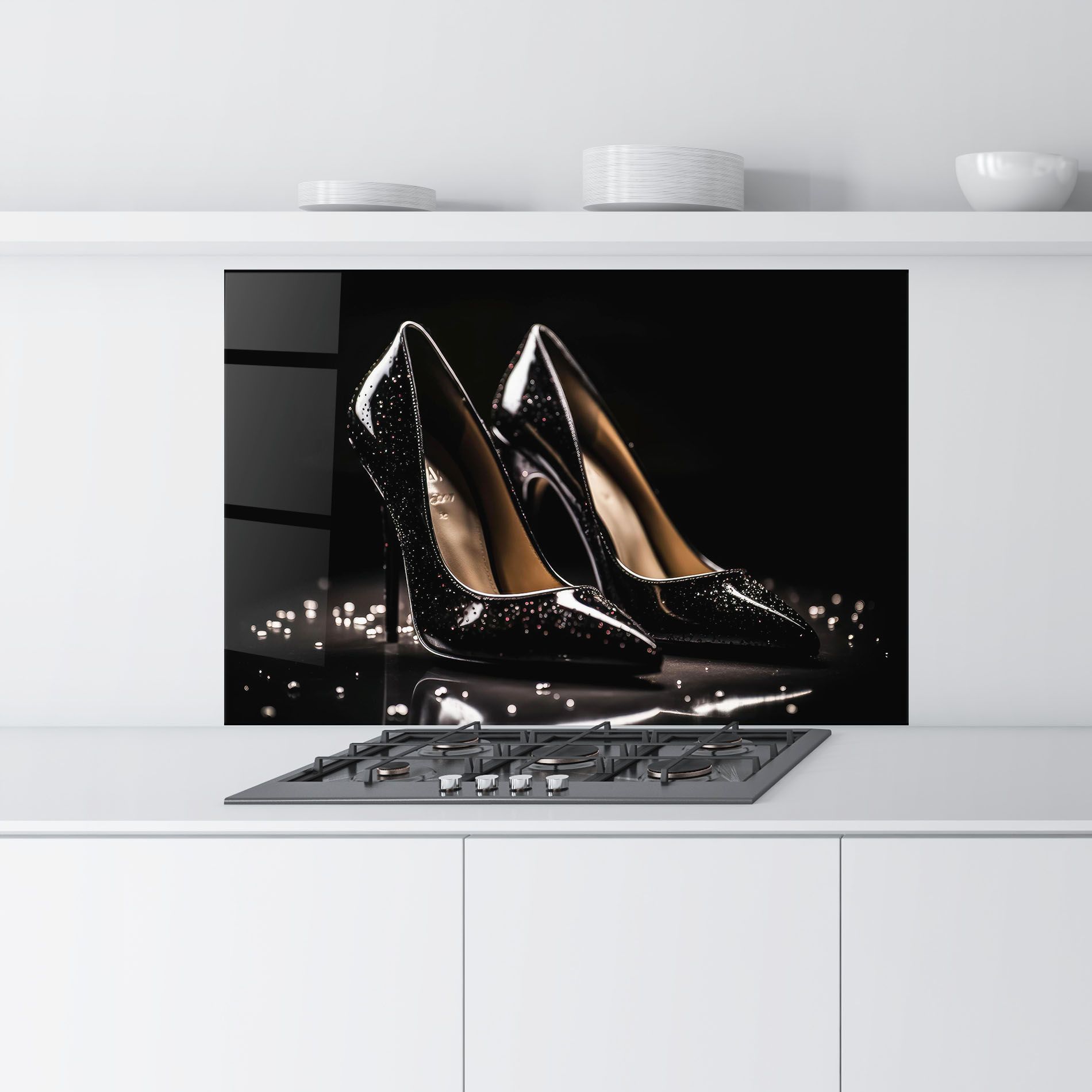 Black Leather Shoe mockup 9