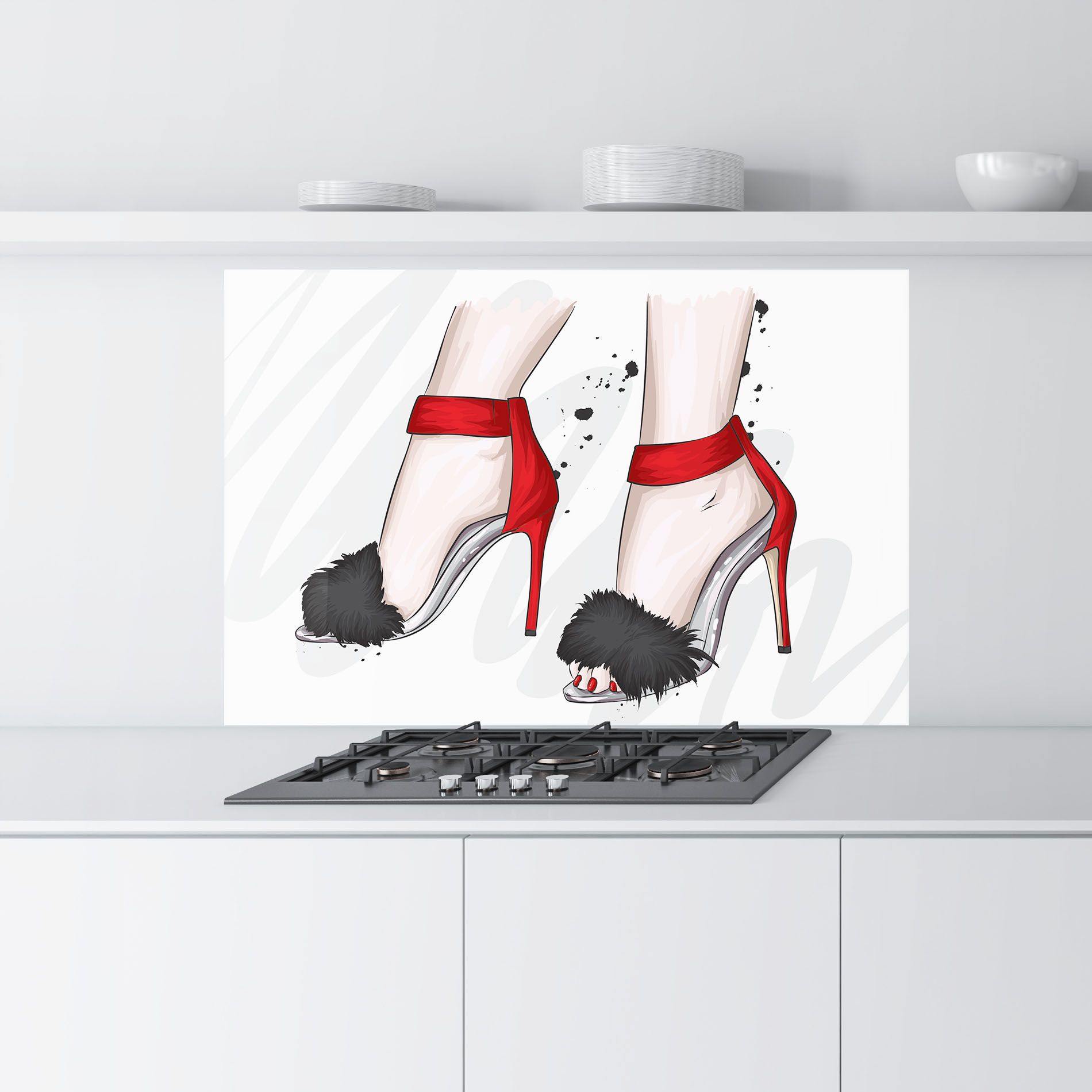 Black Red Heels mockup 9
