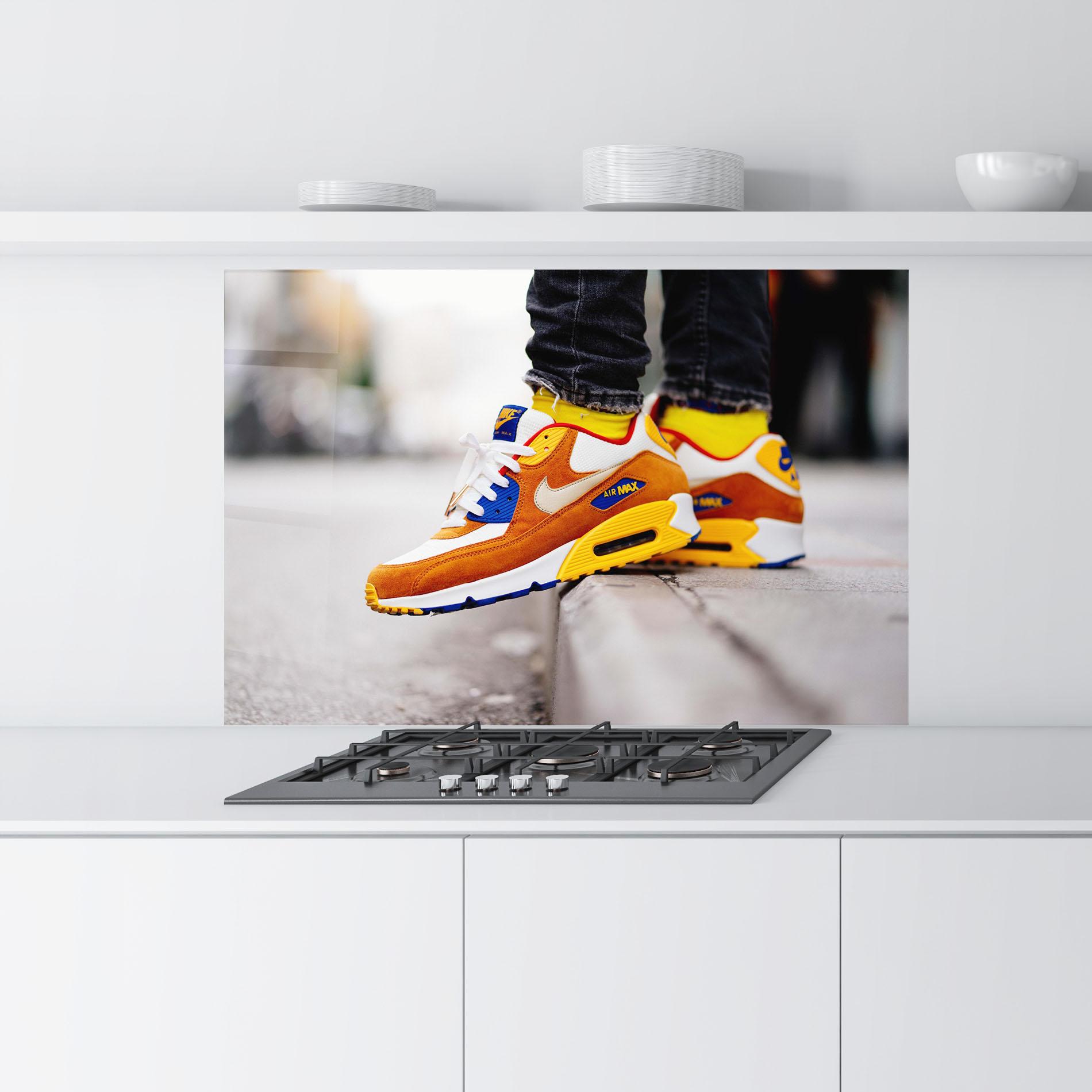 Panou Sticla Bucatarie Nike Air Max Shoes mockup 9