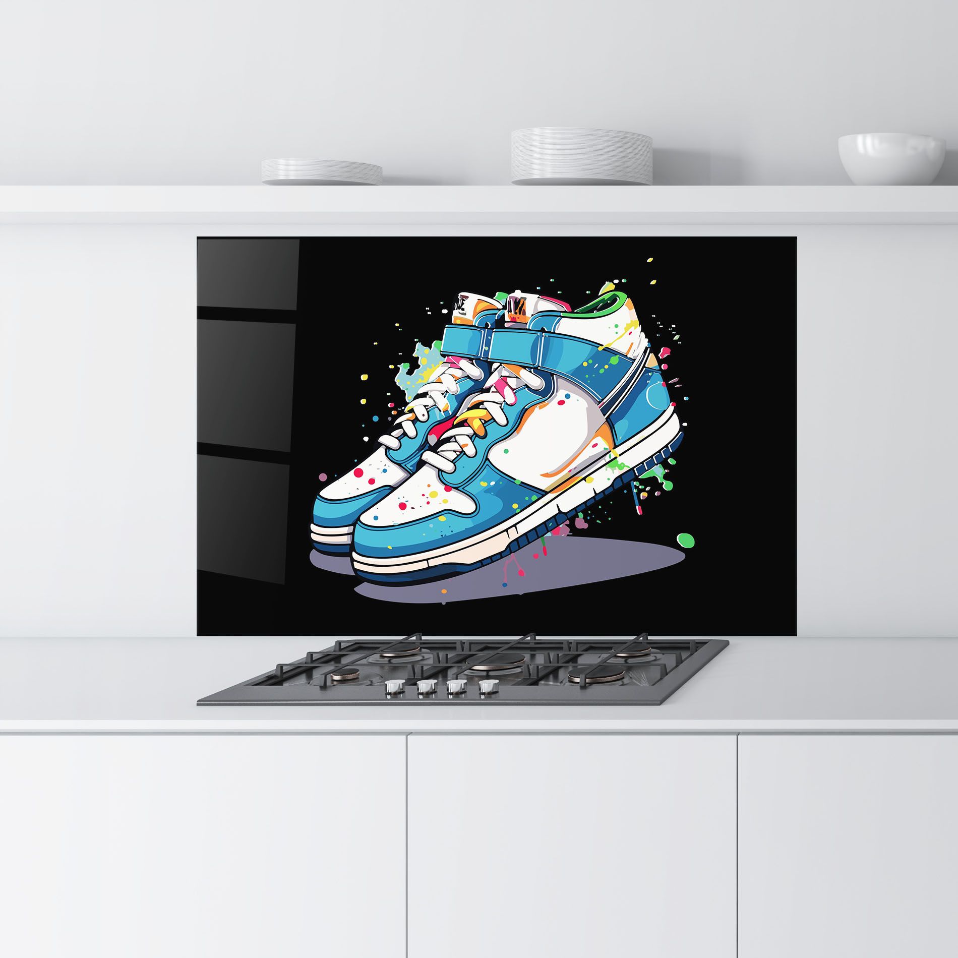 Shoes Splash Color mockup 9