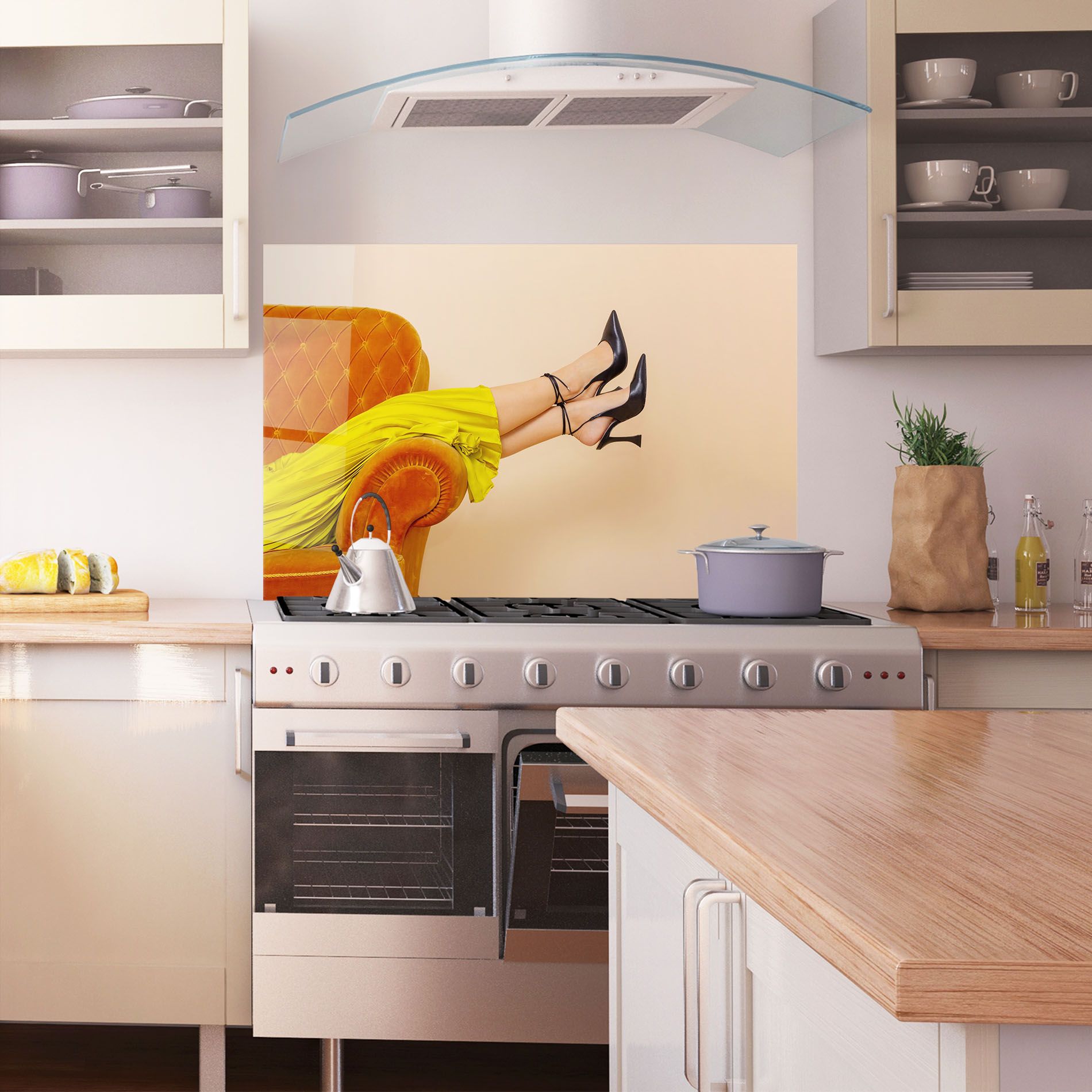 Black Heals On Cream mockup 1