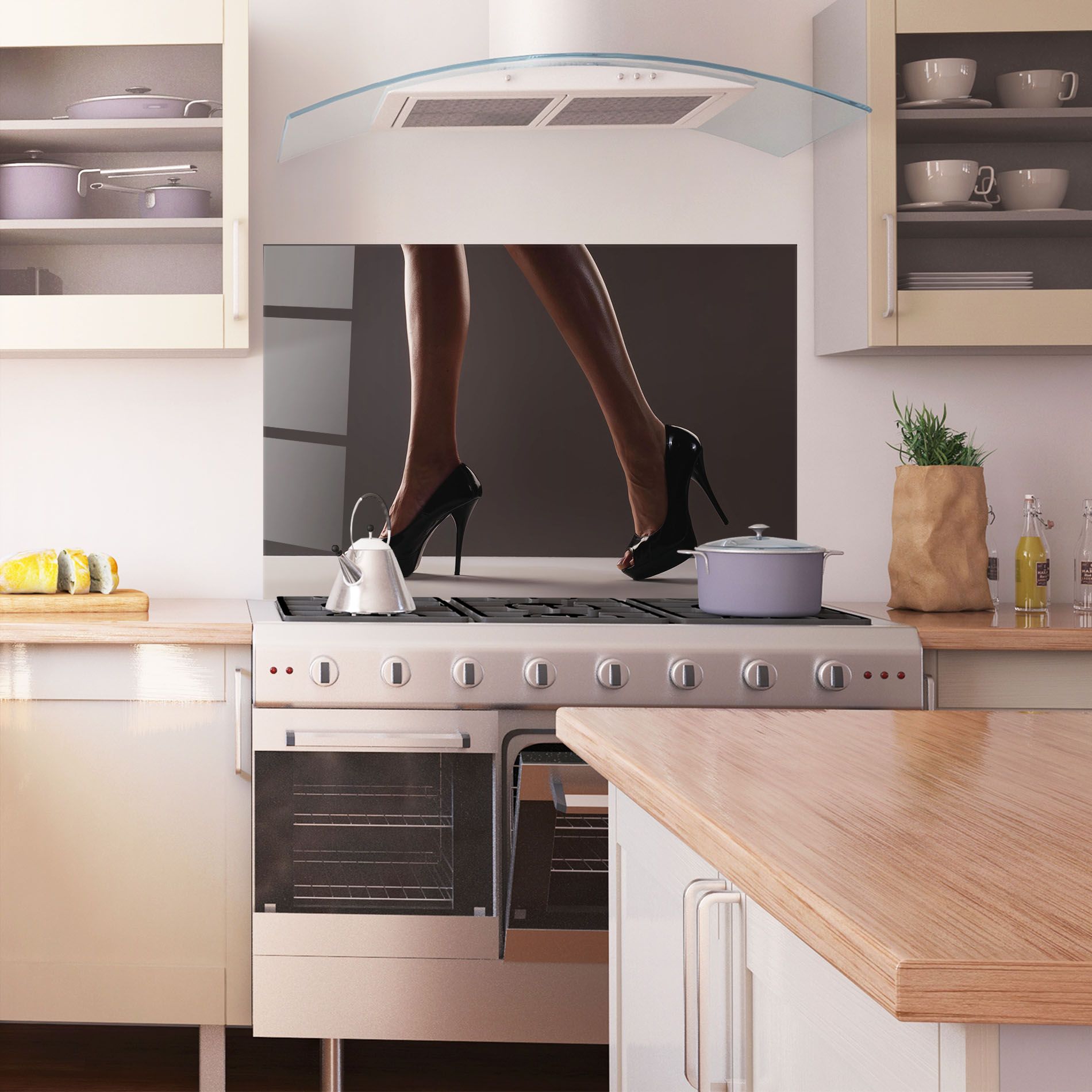 Black High Heels mockup 1