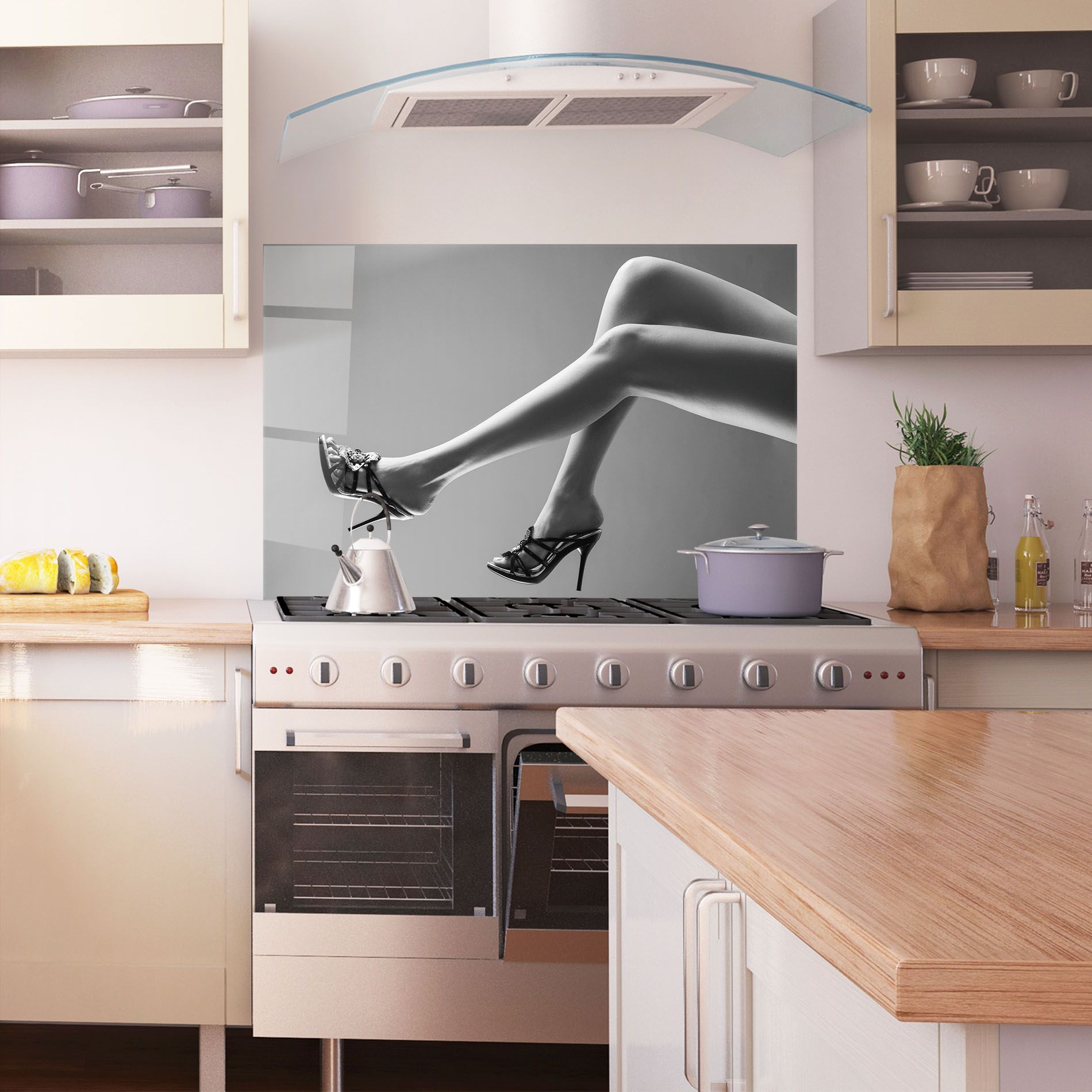 Black Shoes On Grey mockup 1