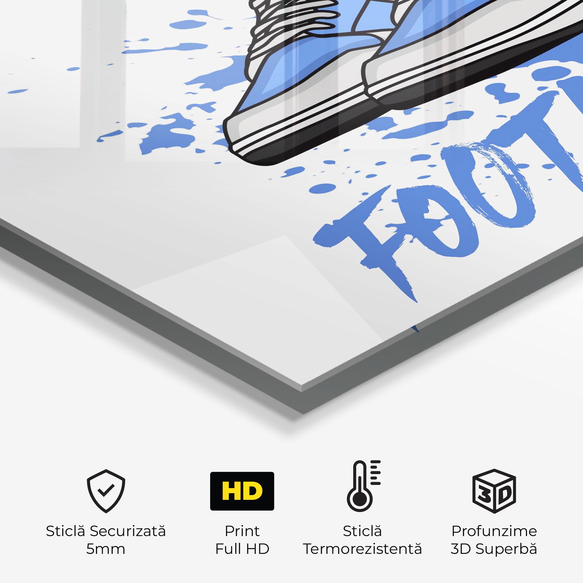 Panou Sticla Bucatarie Blue Footwear mockup 2