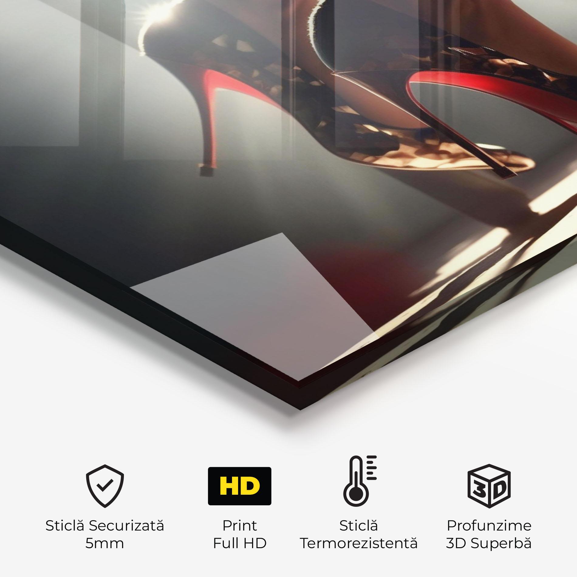 Panou Sticla Bucatarie Heels In The Sun mockup 2