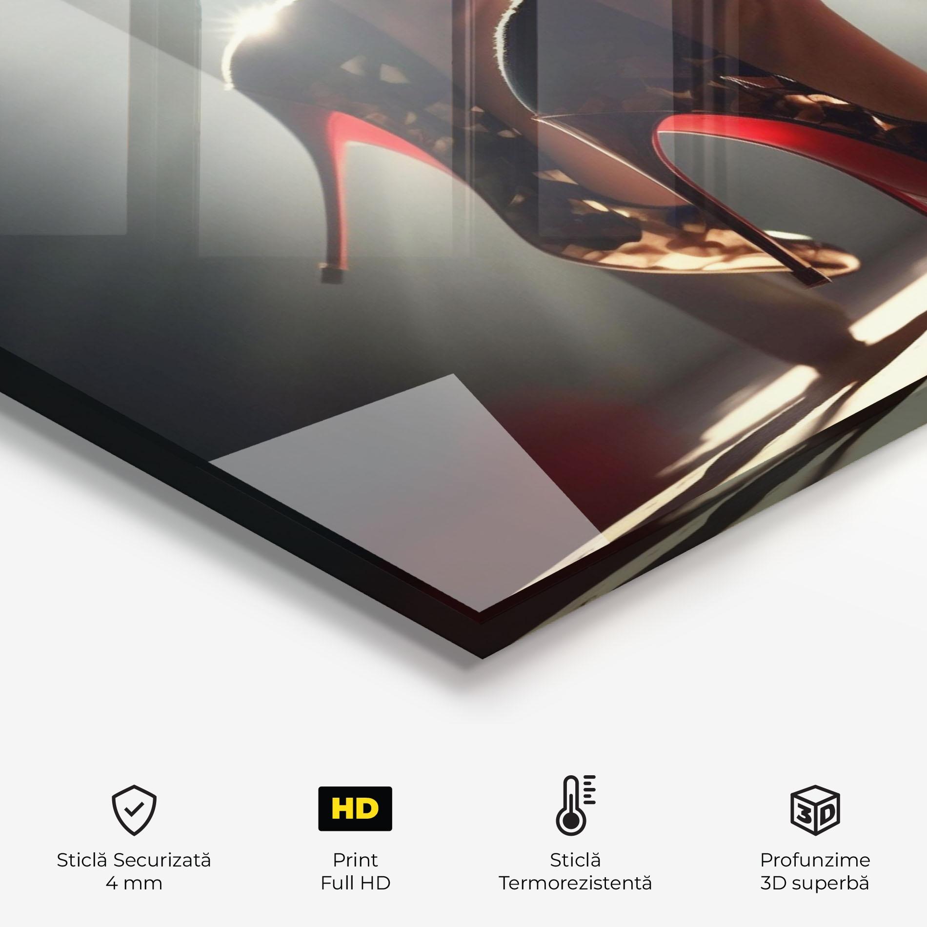 Panou Sticla Bucatarie Heels In The Sun mockup 2