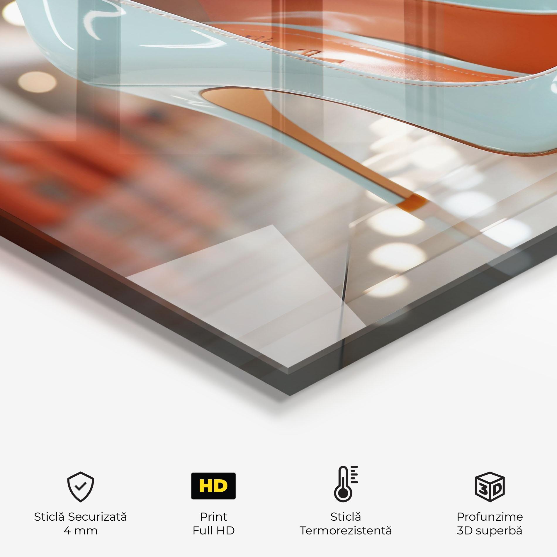 Panou Sticla Bucatarie Light Blue Heels mockup 2