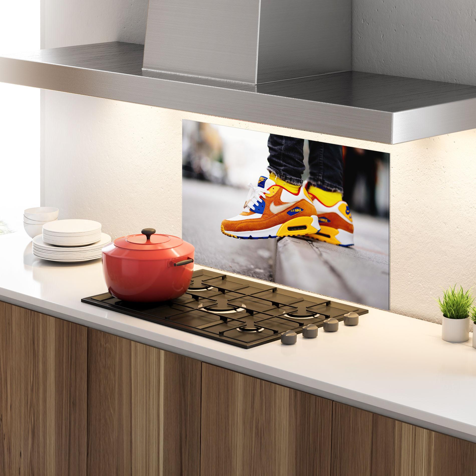 Panou Sticla Bucatarie Nike Air Max Shoes mockup 4