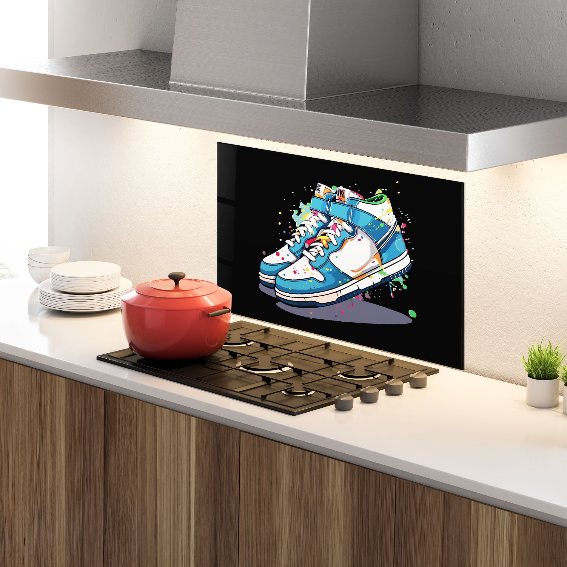 Shoes Splash Color mockup 4