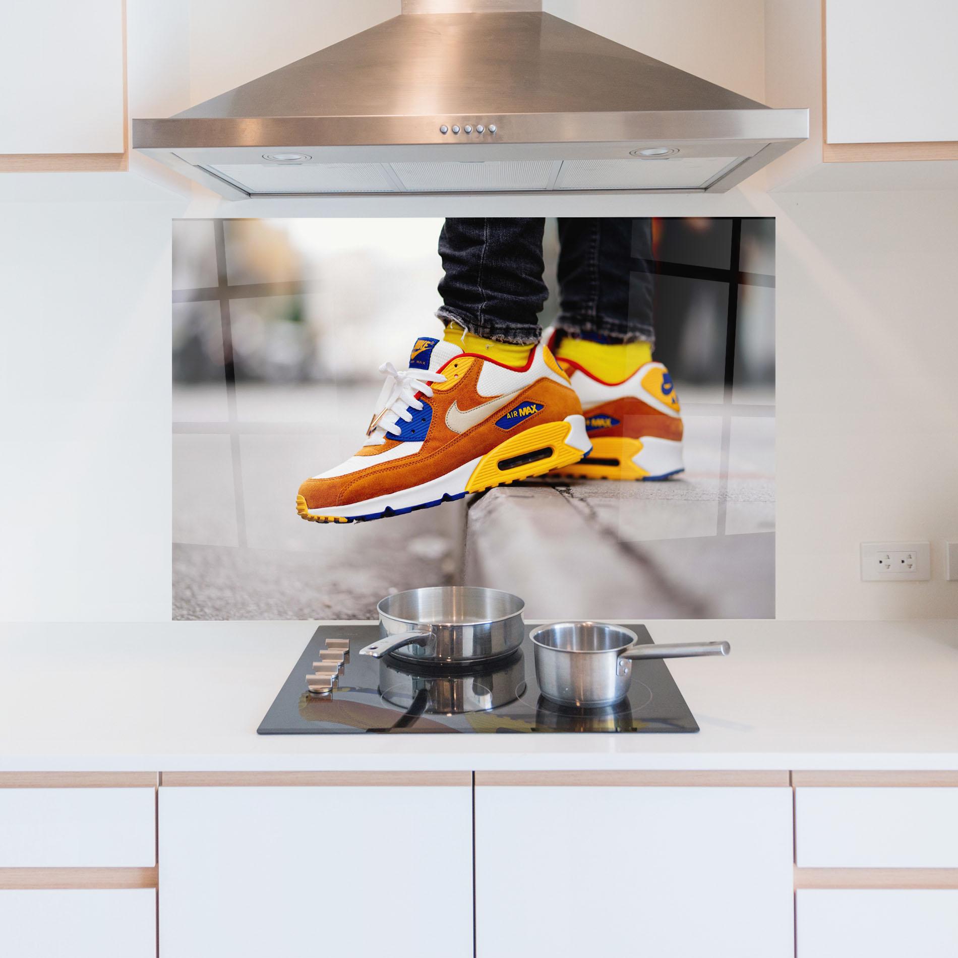 Panou Sticla Bucatarie Nike Air Max Shoes mockup 5
