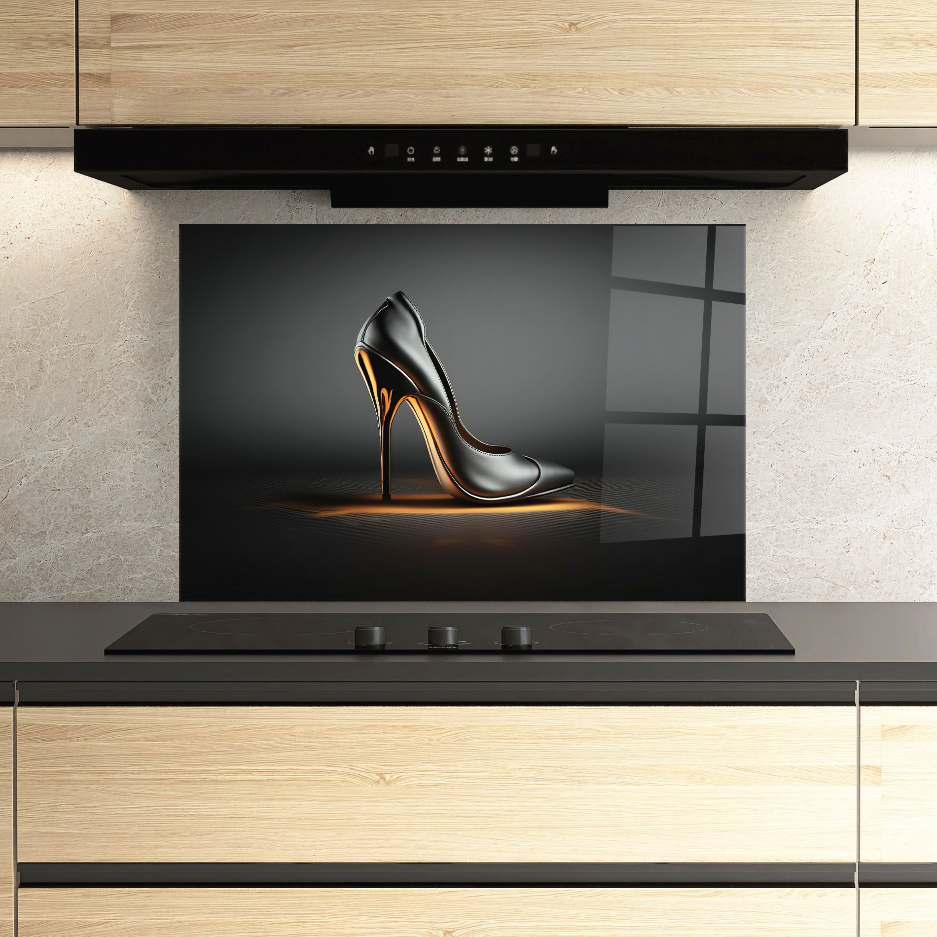 Black Shoe Product mockup 3