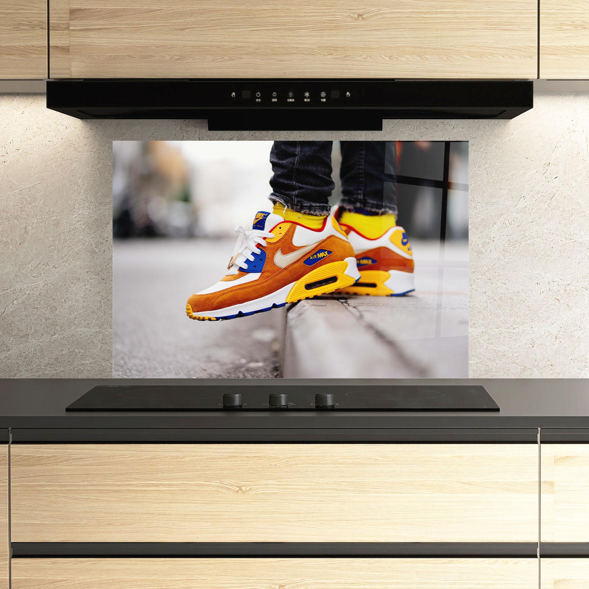 Panou Sticla Bucatarie Nike Air Max Shoes mockup 3