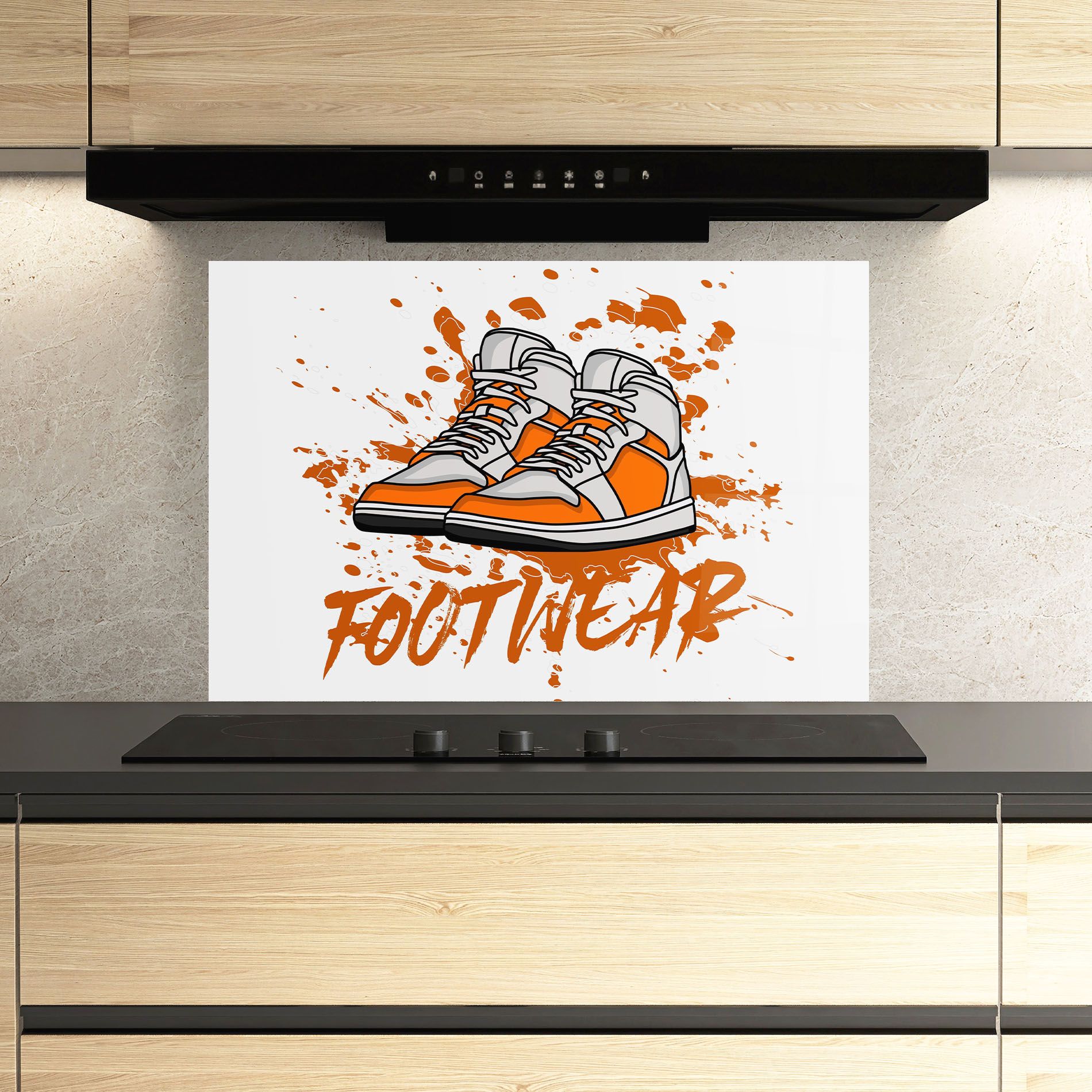 Orange Footwear mockup 3
