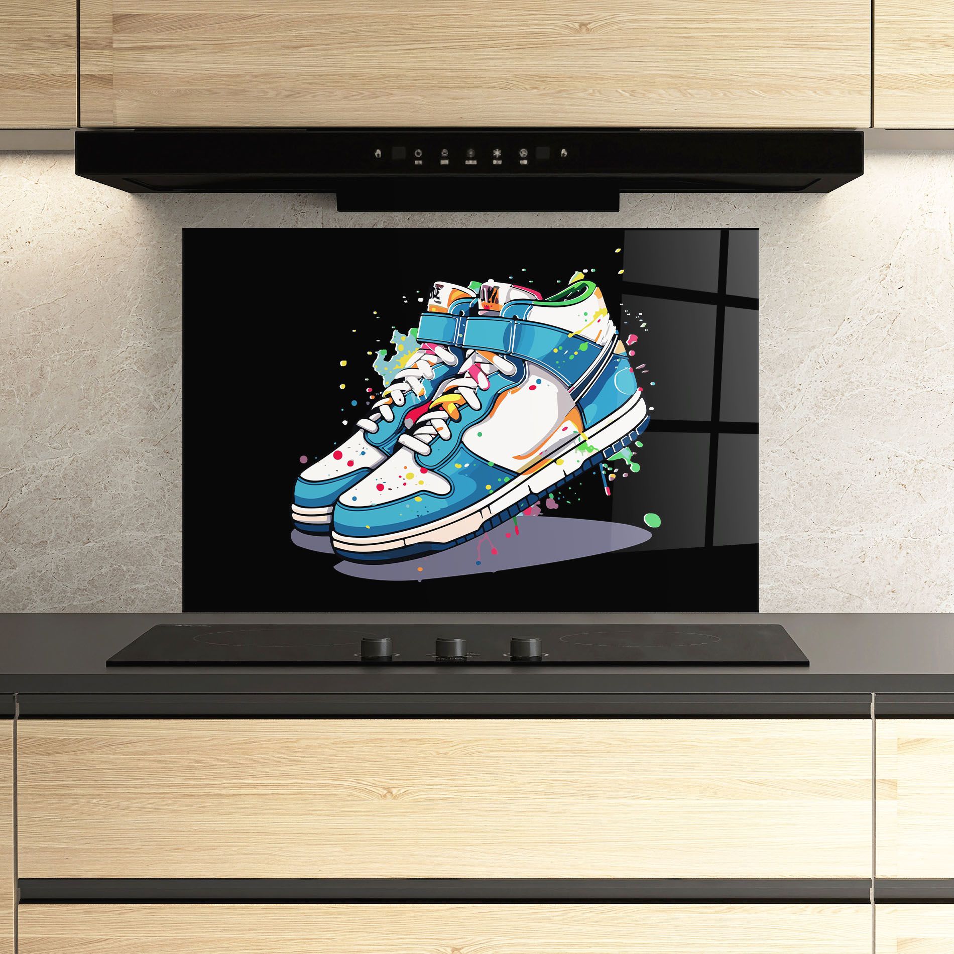 Shoes Splash Color mockup 3