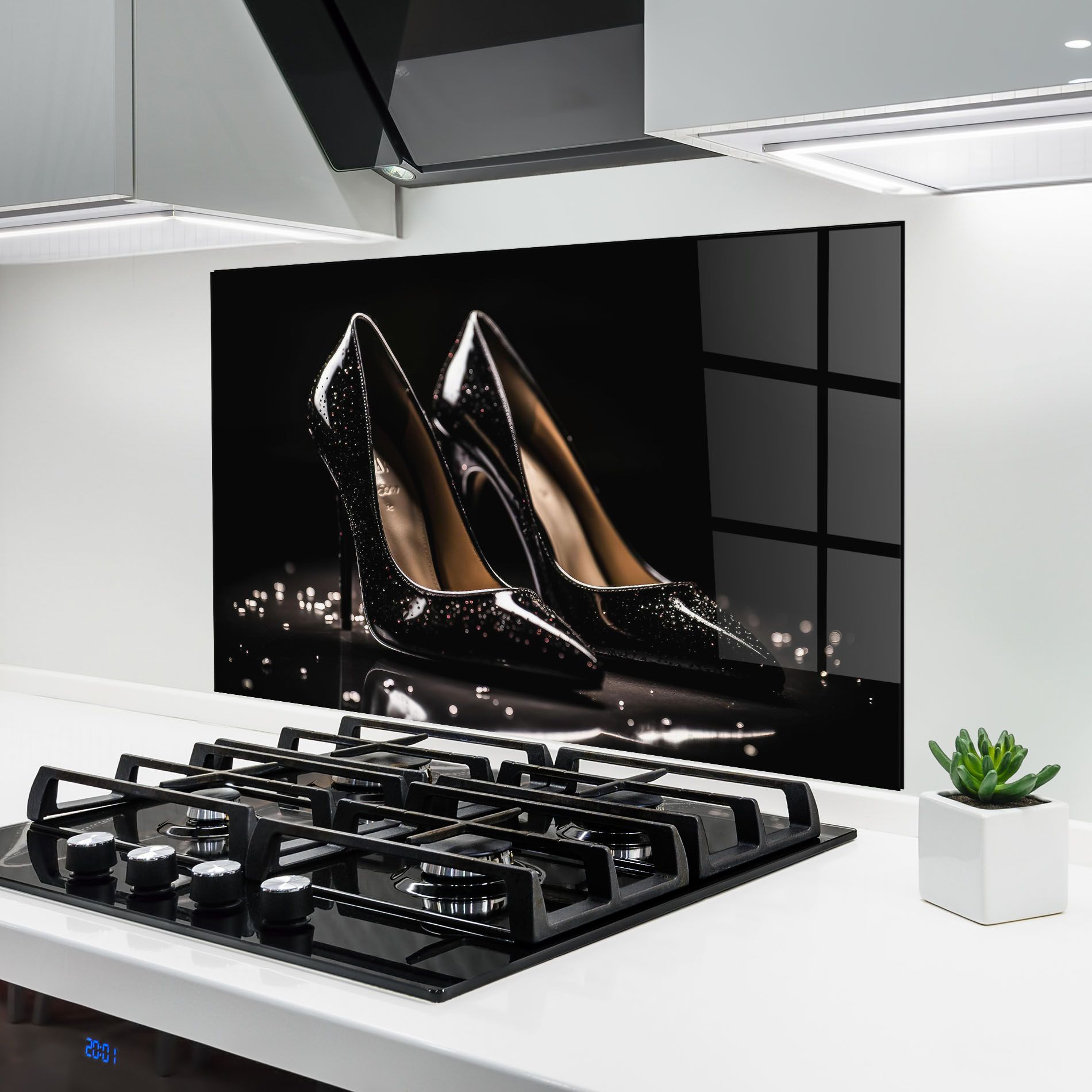 Black Leather Shoe mockup 6