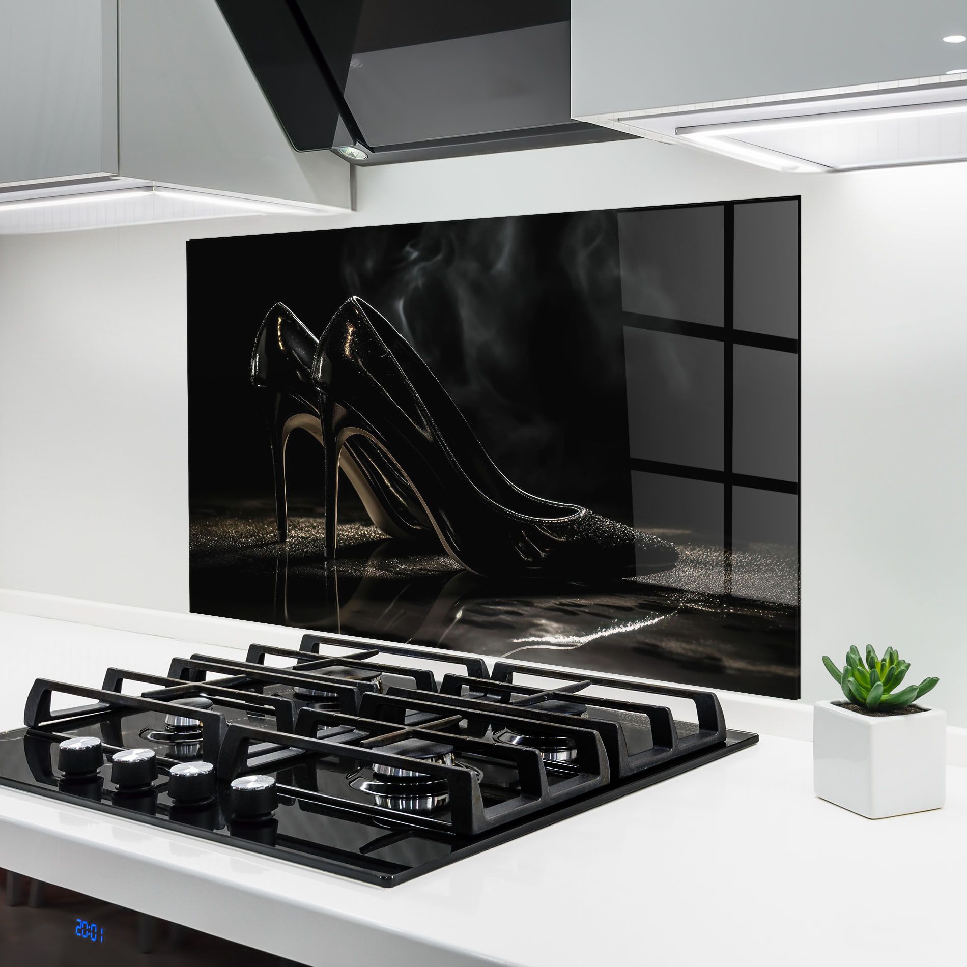 Black Leather Shoes mockup 6