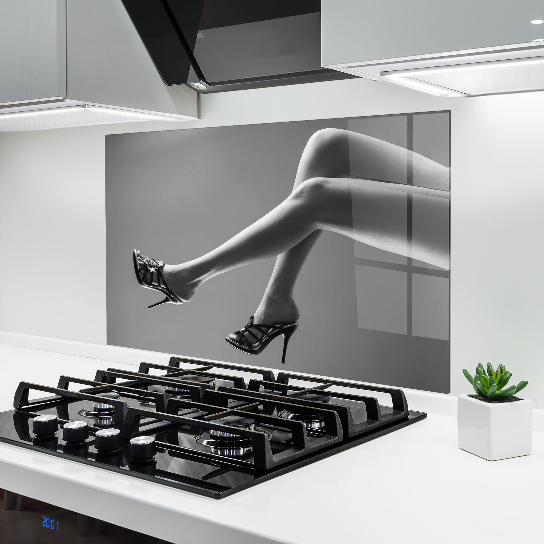 Black Shoes On Grey mockup 6