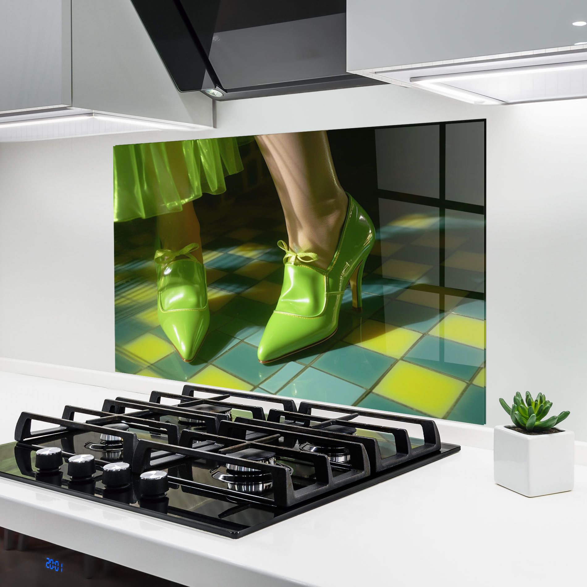 Green Elegant Shoes mockup 6