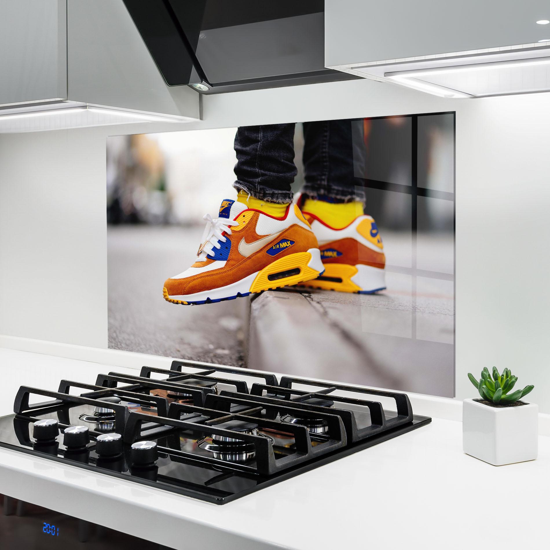 Panou Sticla Bucatarie Nike Air Max Shoes mockup 6
