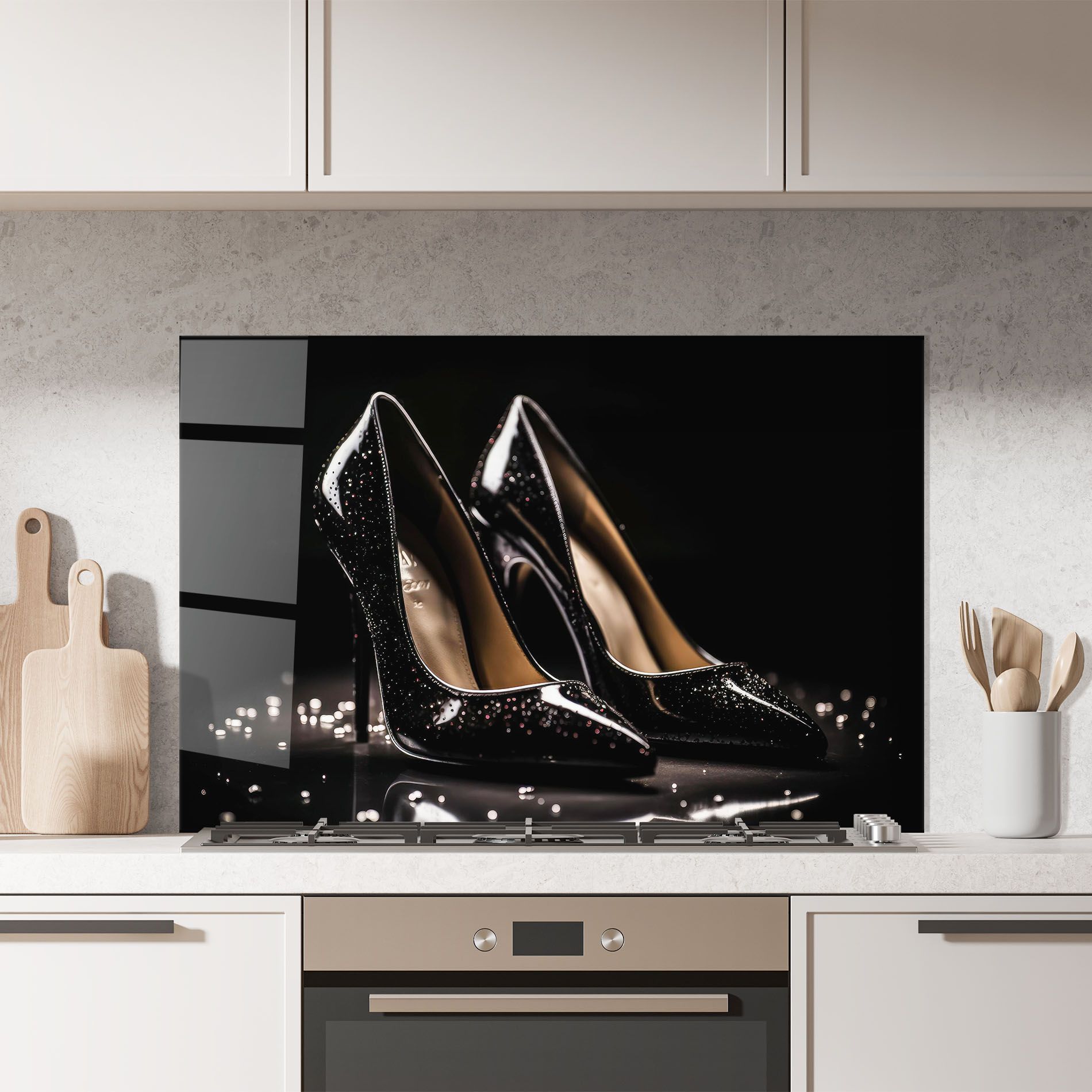 Black Leather Shoe mockup 7