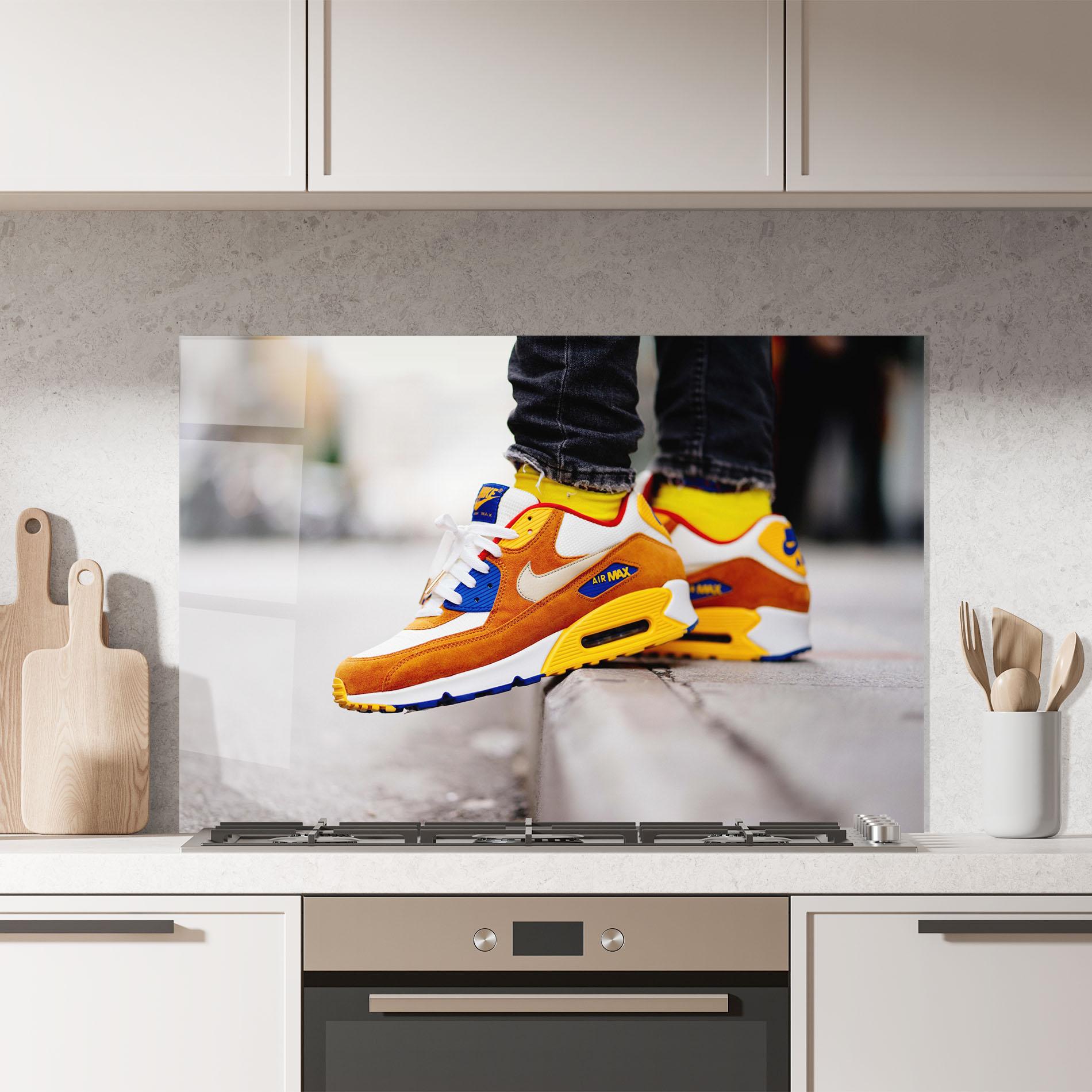 Panou Sticla Bucatarie Nike Air Max Shoes mockup 7