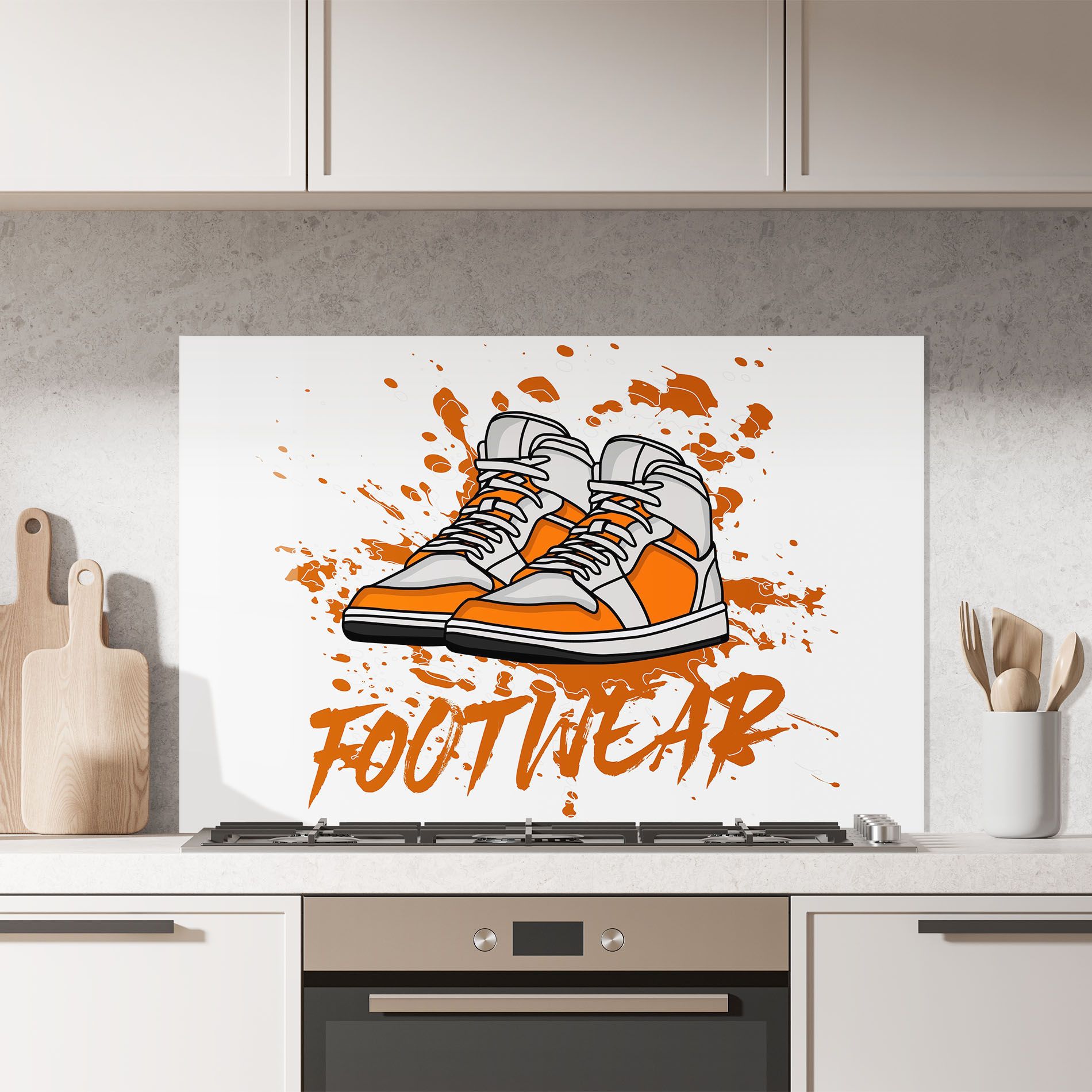 Orange Footwear mockup 7
