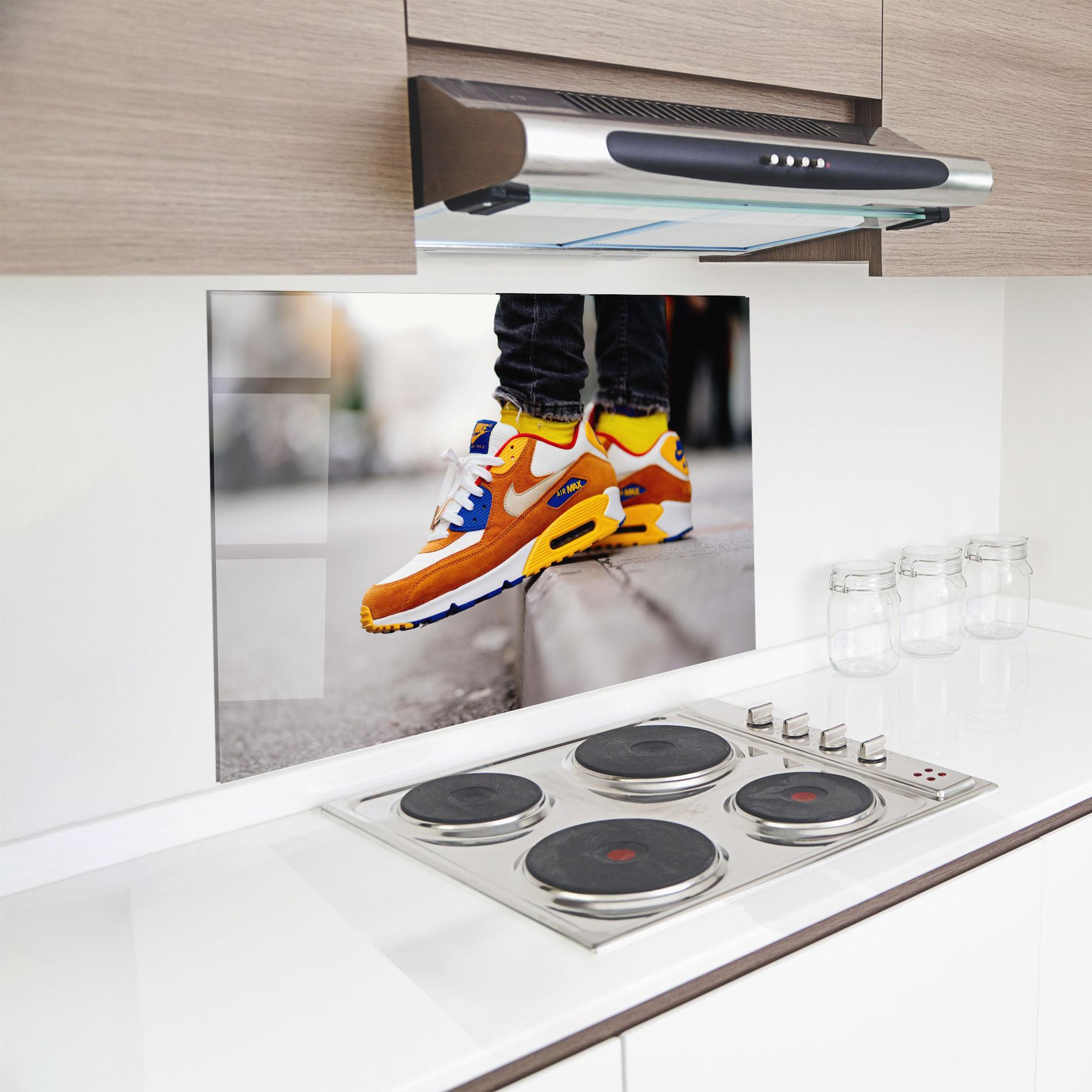 Panou Sticla Bucatarie Nike Air Max Shoes mockup 8