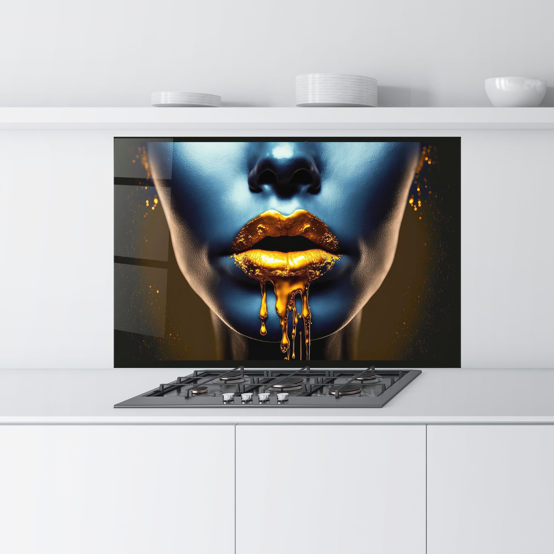 Gold Liquid Blue mockup 9