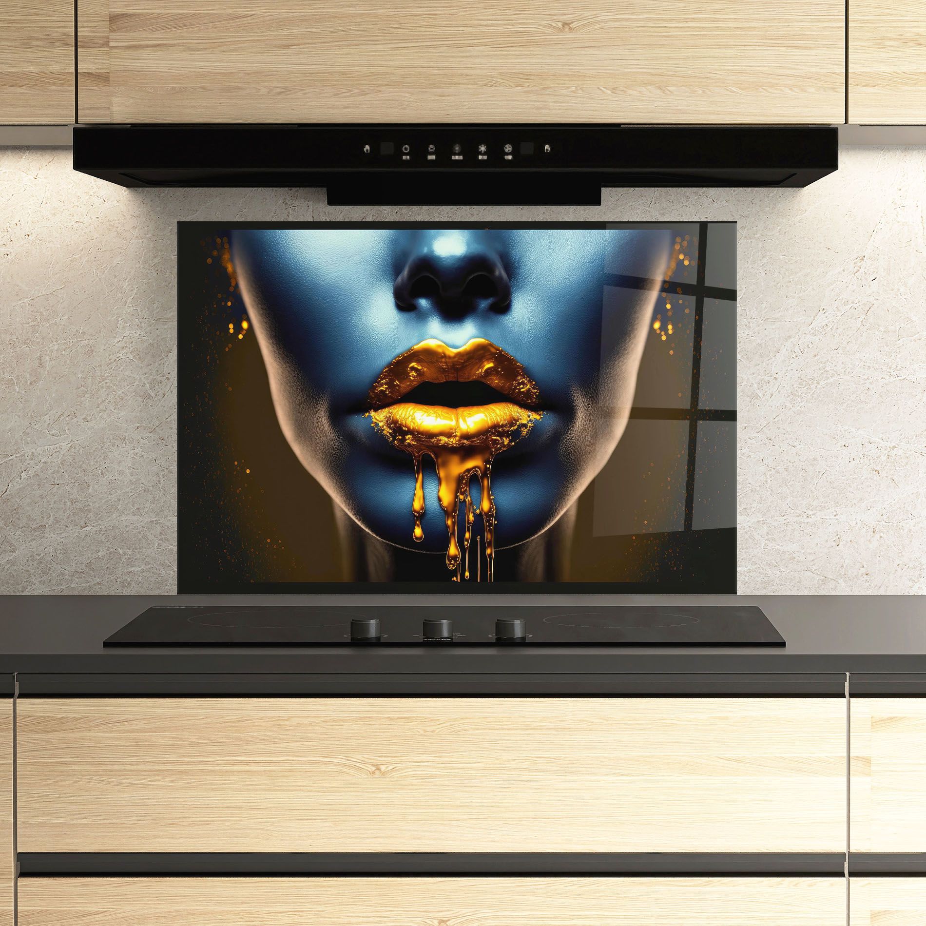 Gold Liquid Blue mockup 3