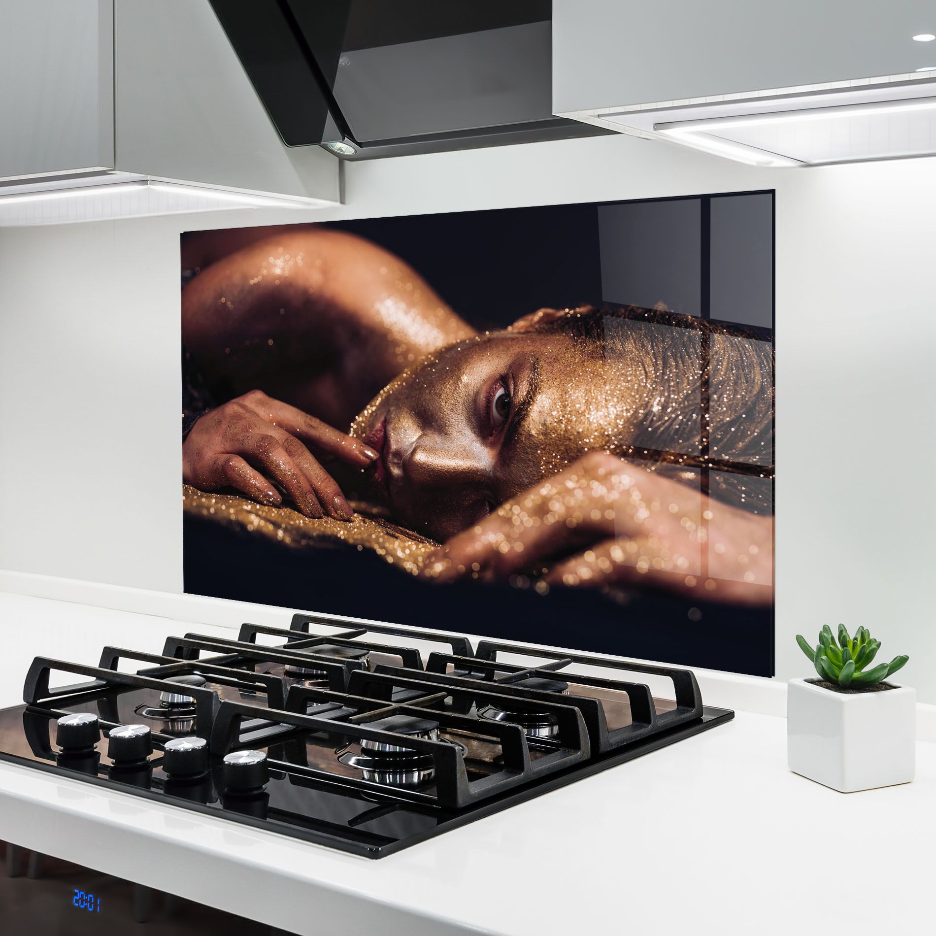 Gold Vogue Woman mockup 6