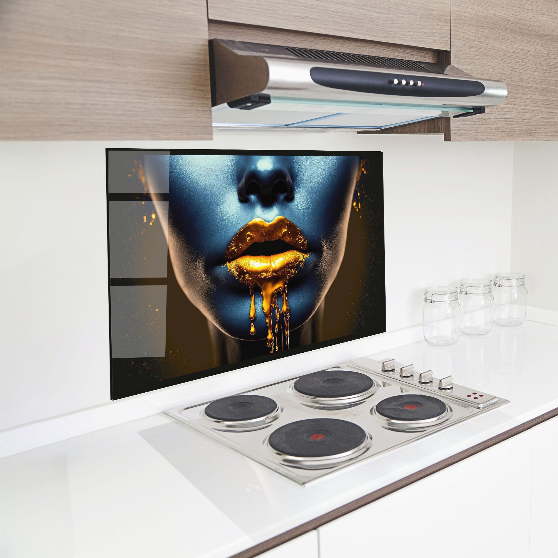 Gold Liquid Blue mockup 8