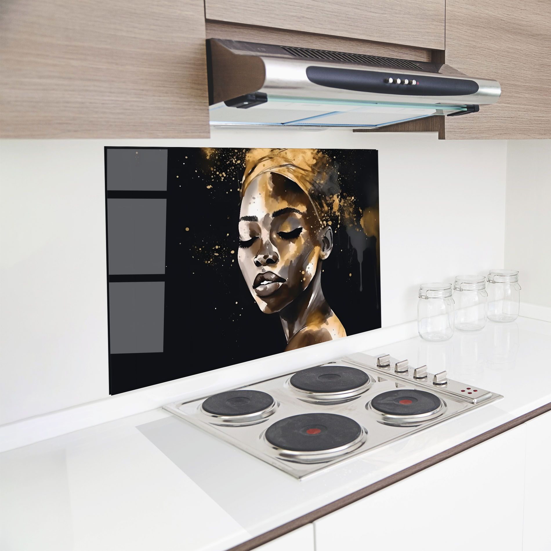 Stylish Gold African mockup 8