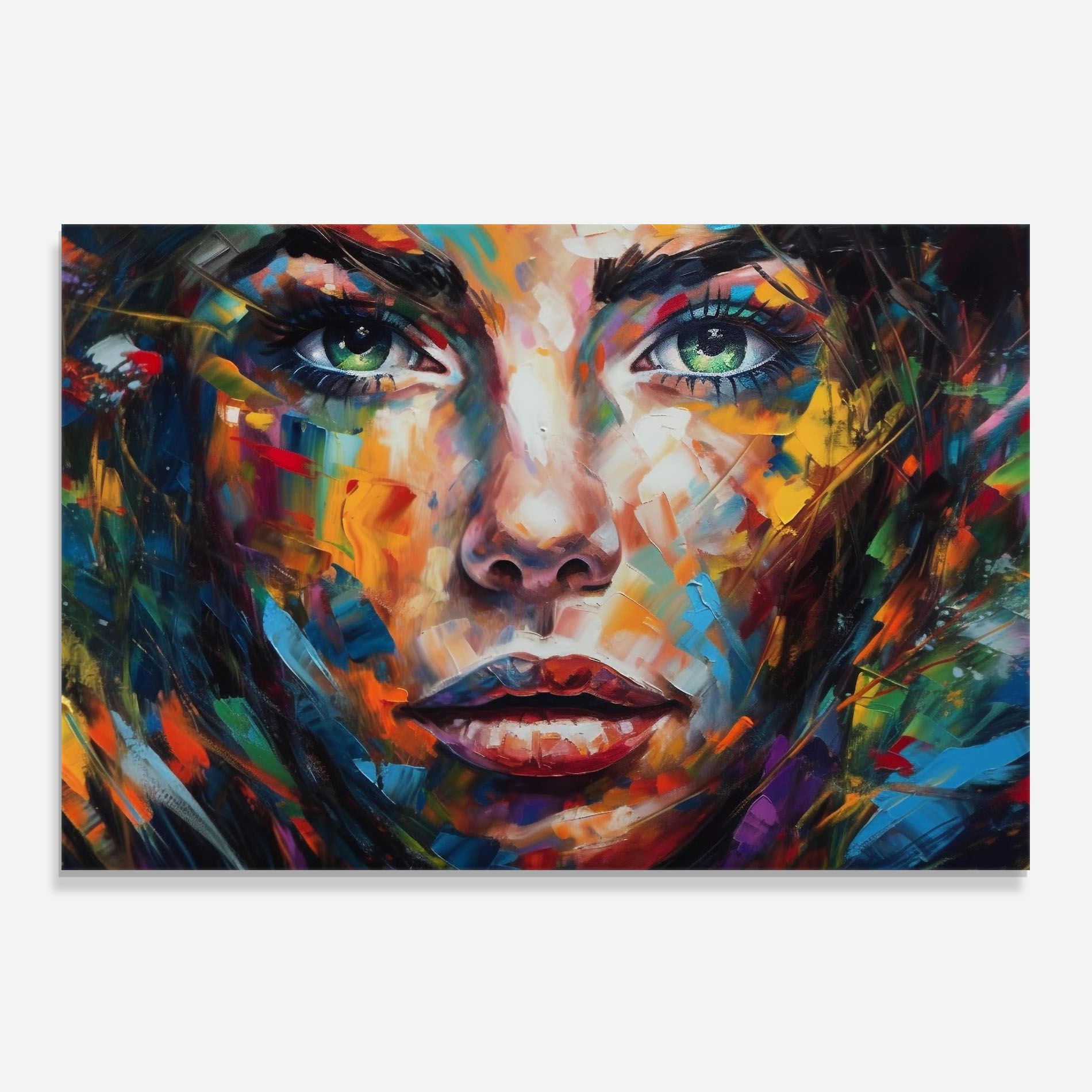 Vibrant Color Woman Paint mockup 0