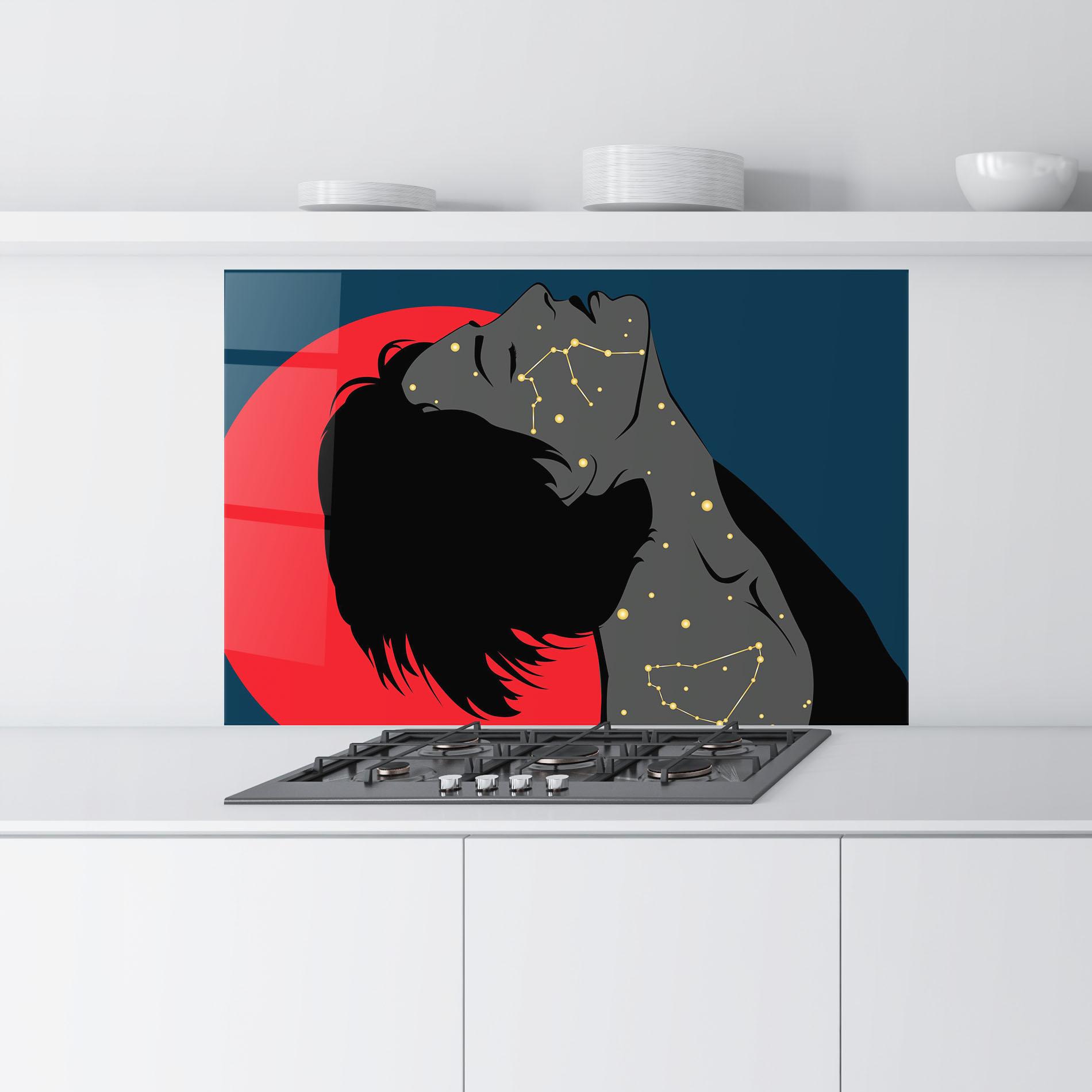 Panou Sticla Bucatarie Woman Galaxy mockup 9