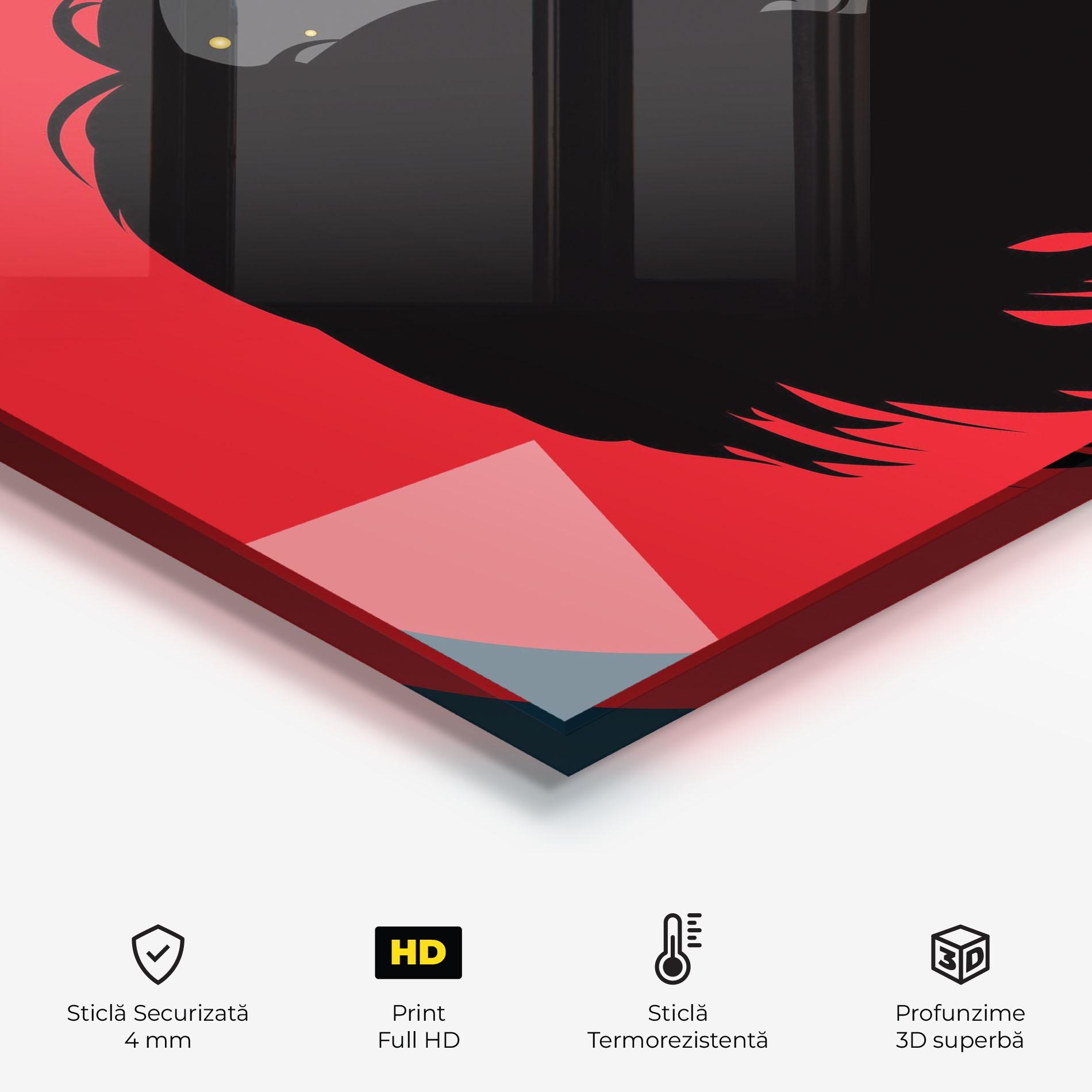 Panou Sticla Bucatarie Woman Galaxy mockup 2