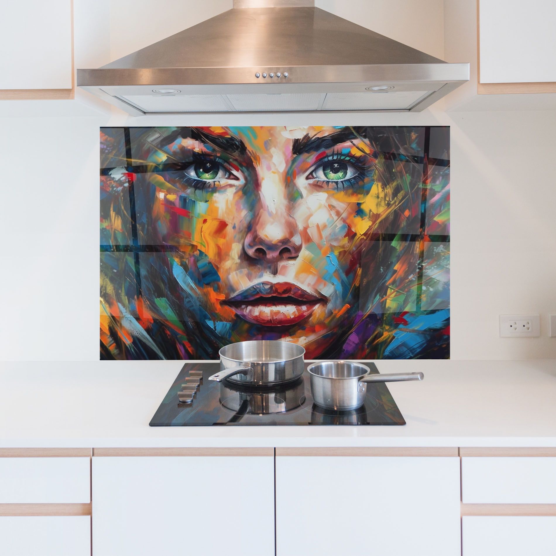 Vibrant Color Woman Paint mockup 5