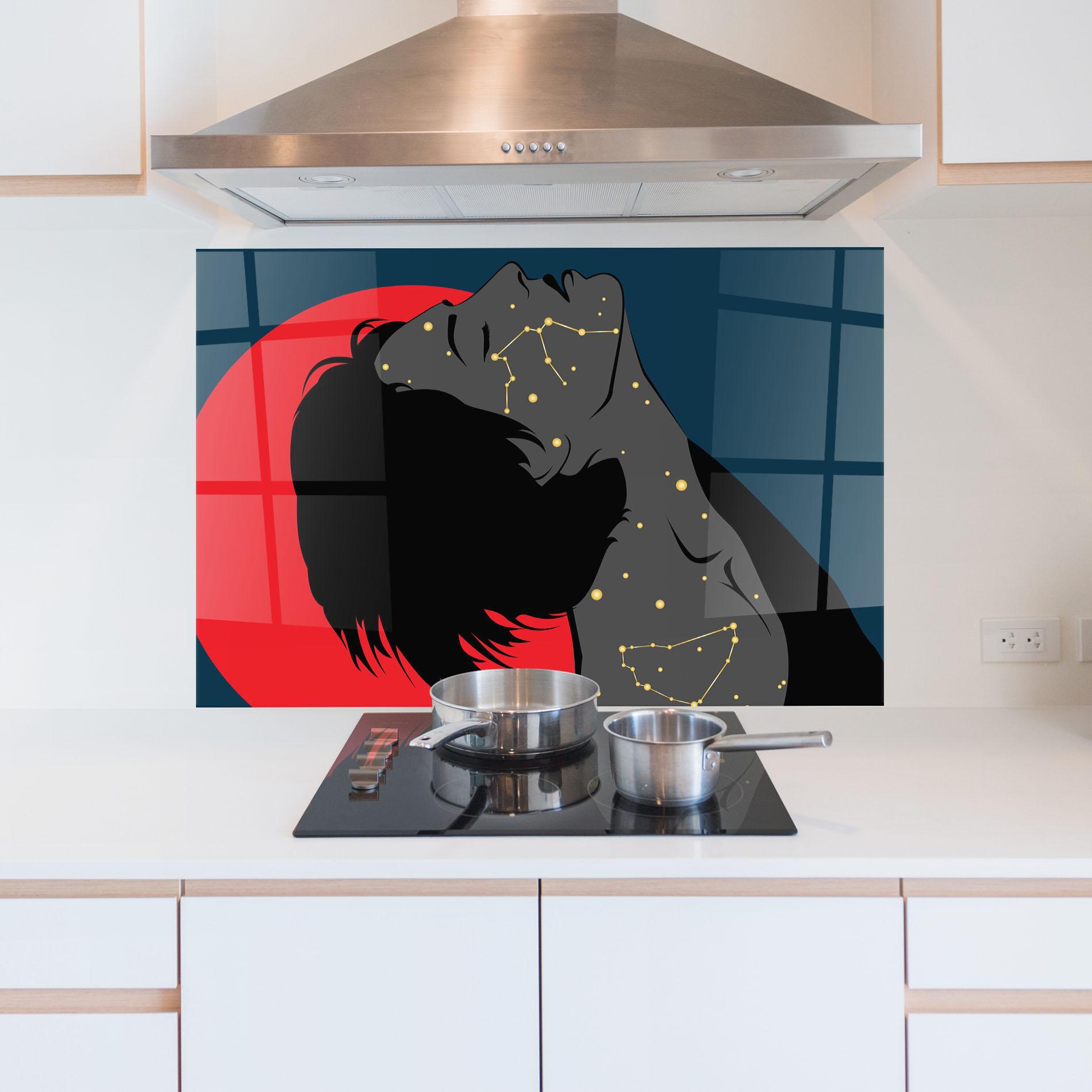 Panou Sticla Bucatarie Woman Galaxy mockup 5