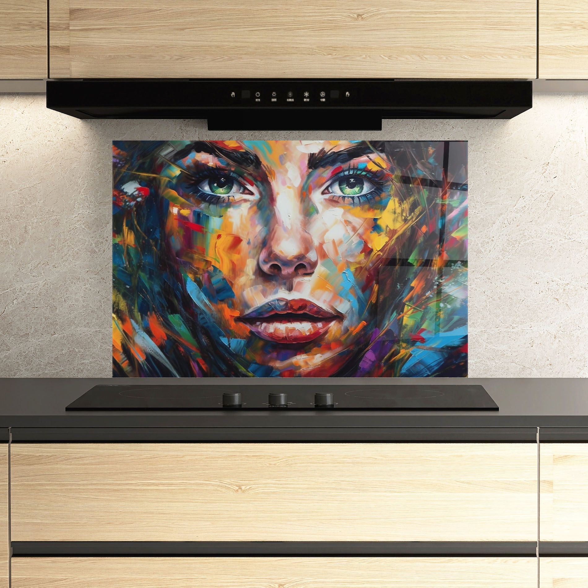 Vibrant Color Woman Paint mockup 3