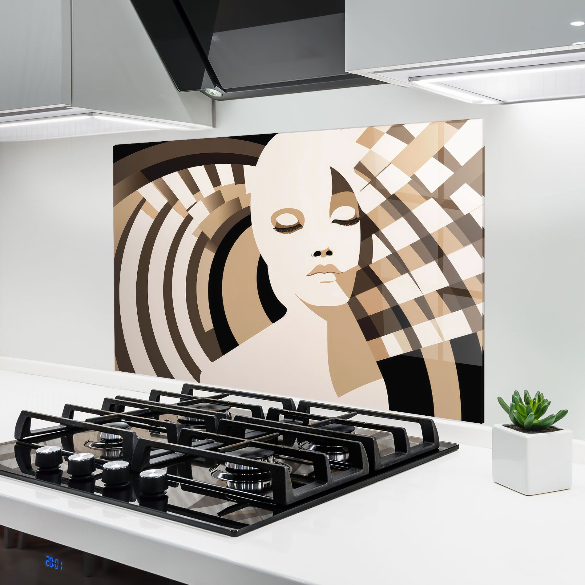 Op Art Portrait mockup 6